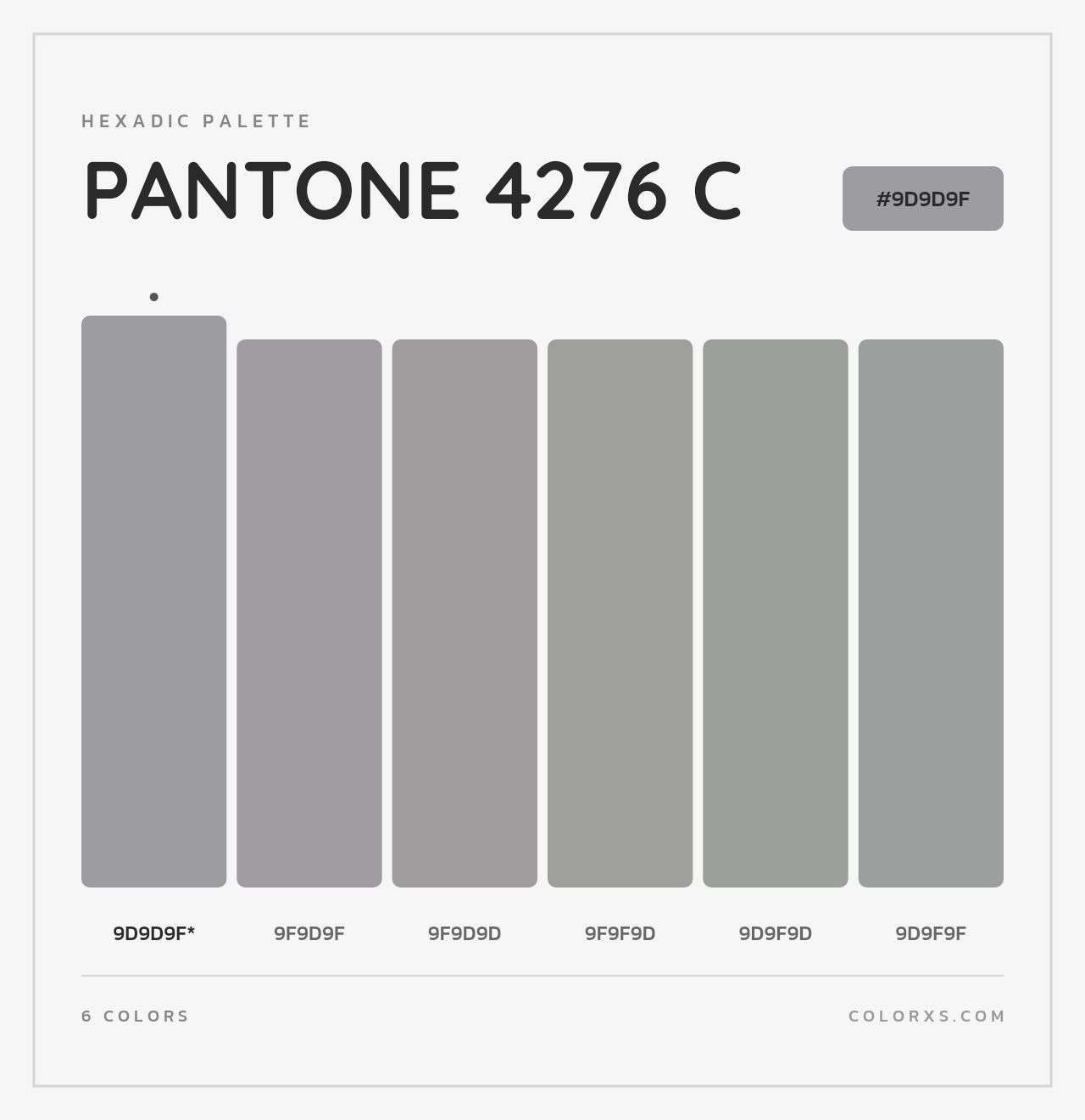 PANTONE 4276 C - Hexadic Color Palette