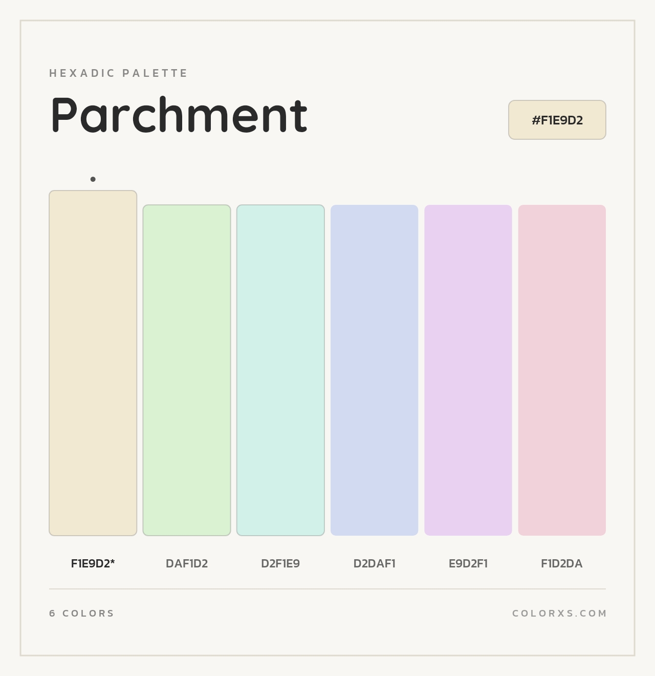 Parchment - Hexadic Color Palette