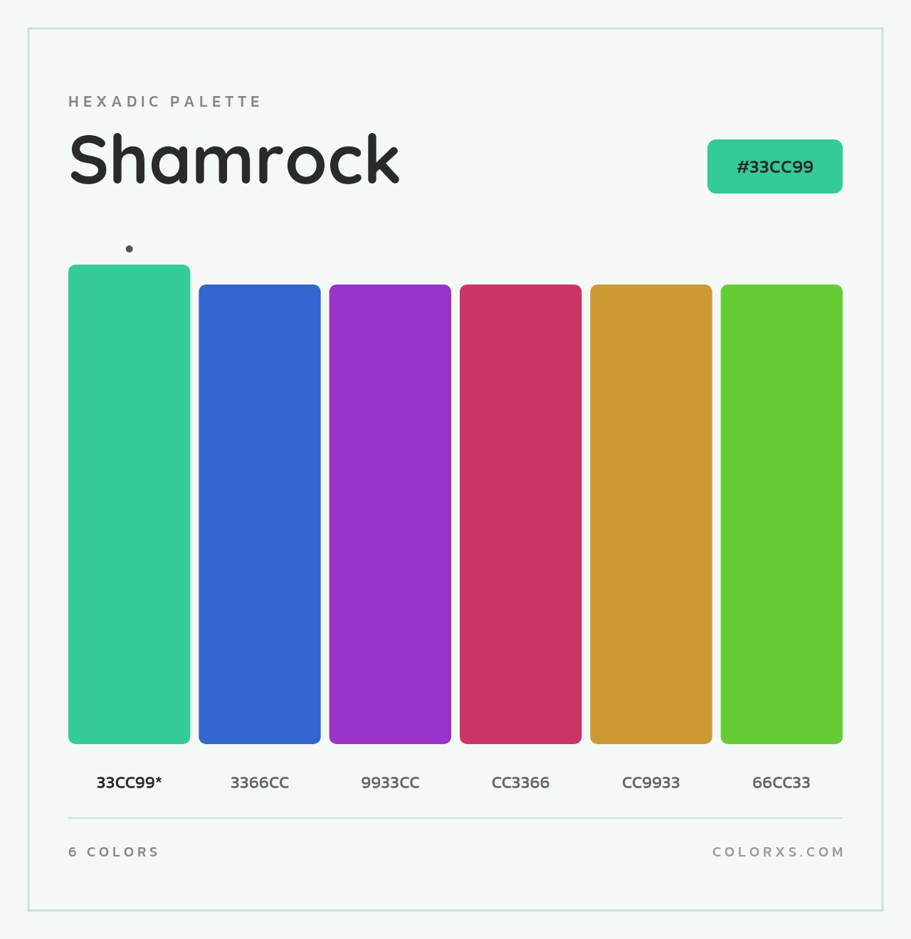 Shamrock - Hexadic Color Palette