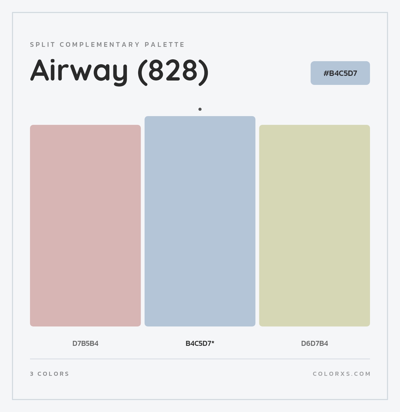 Airway (828) - Split-Complementary Color Palette