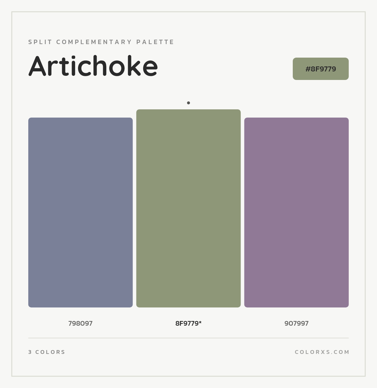 Artichoke - Split-Complementary Color Palette