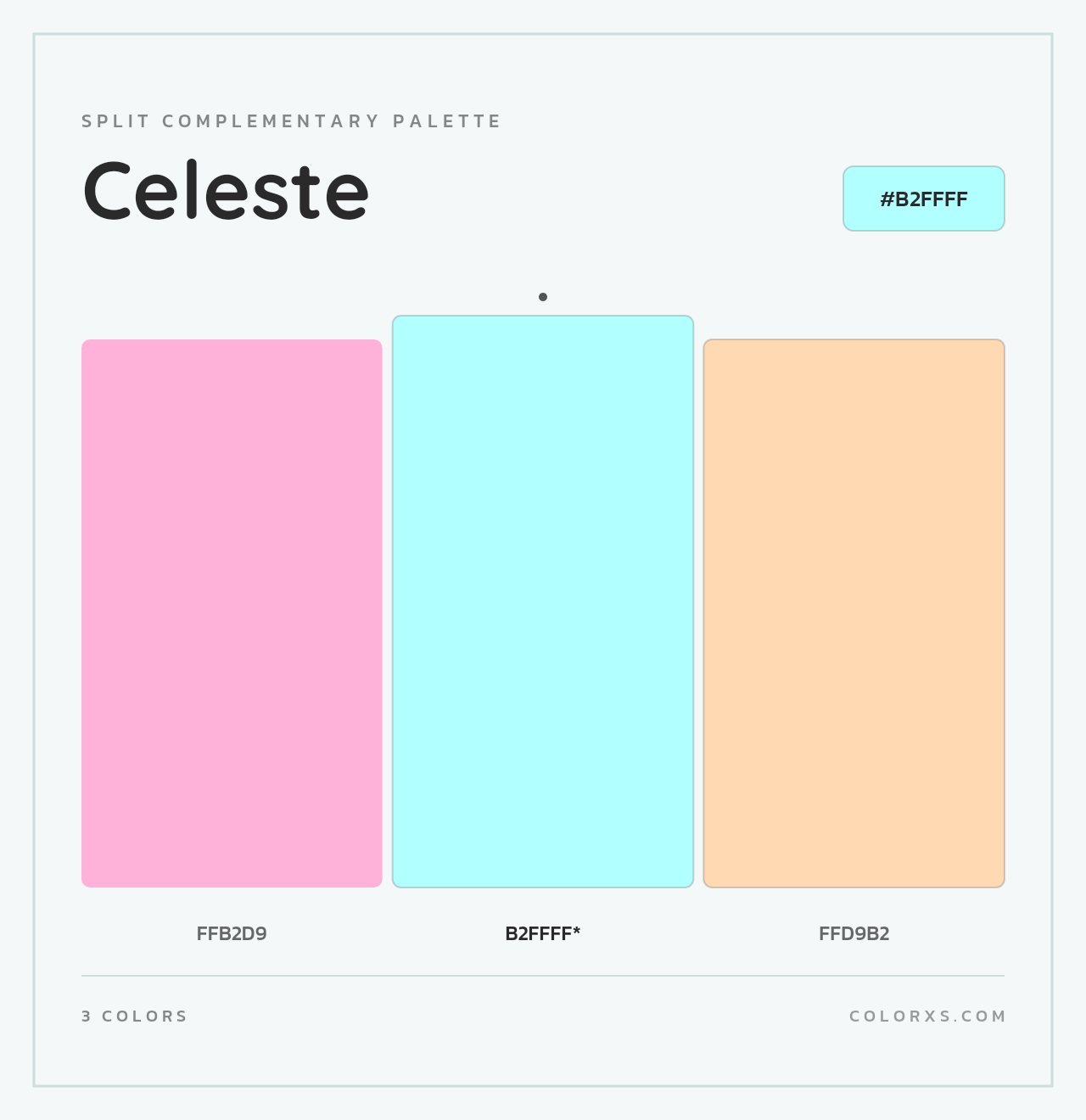 Celeste - Split-Complementary Color Palette