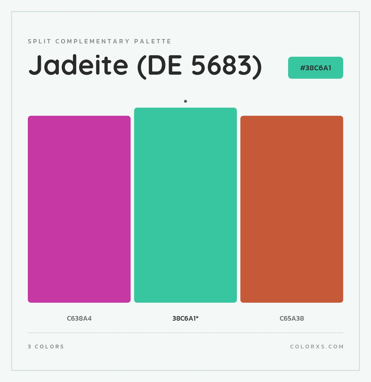 Jadeite (DE 5683) - Split-Complementary Color Palette