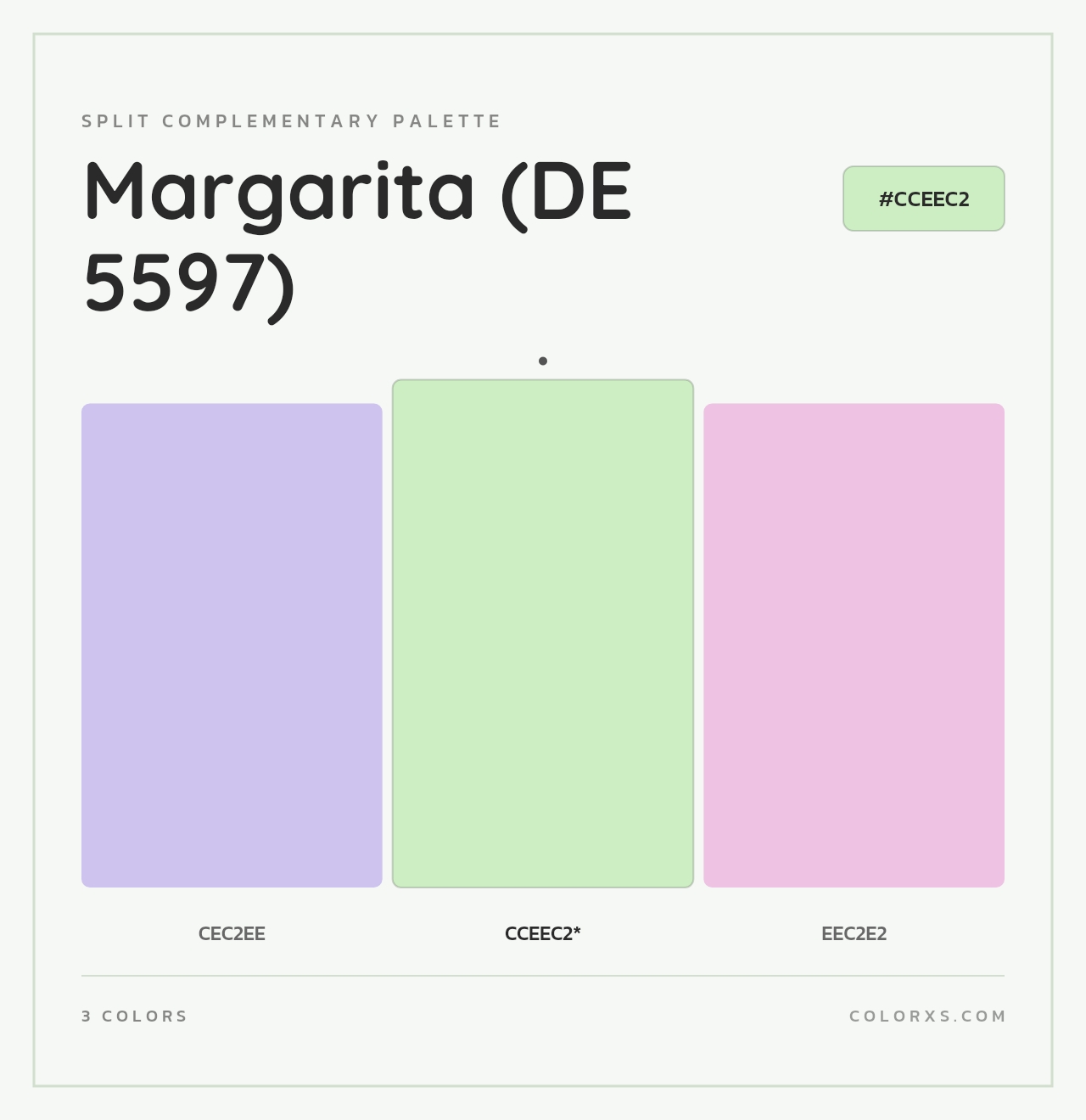 Margarita (DE 5597) - Split-Complementary Color Palette