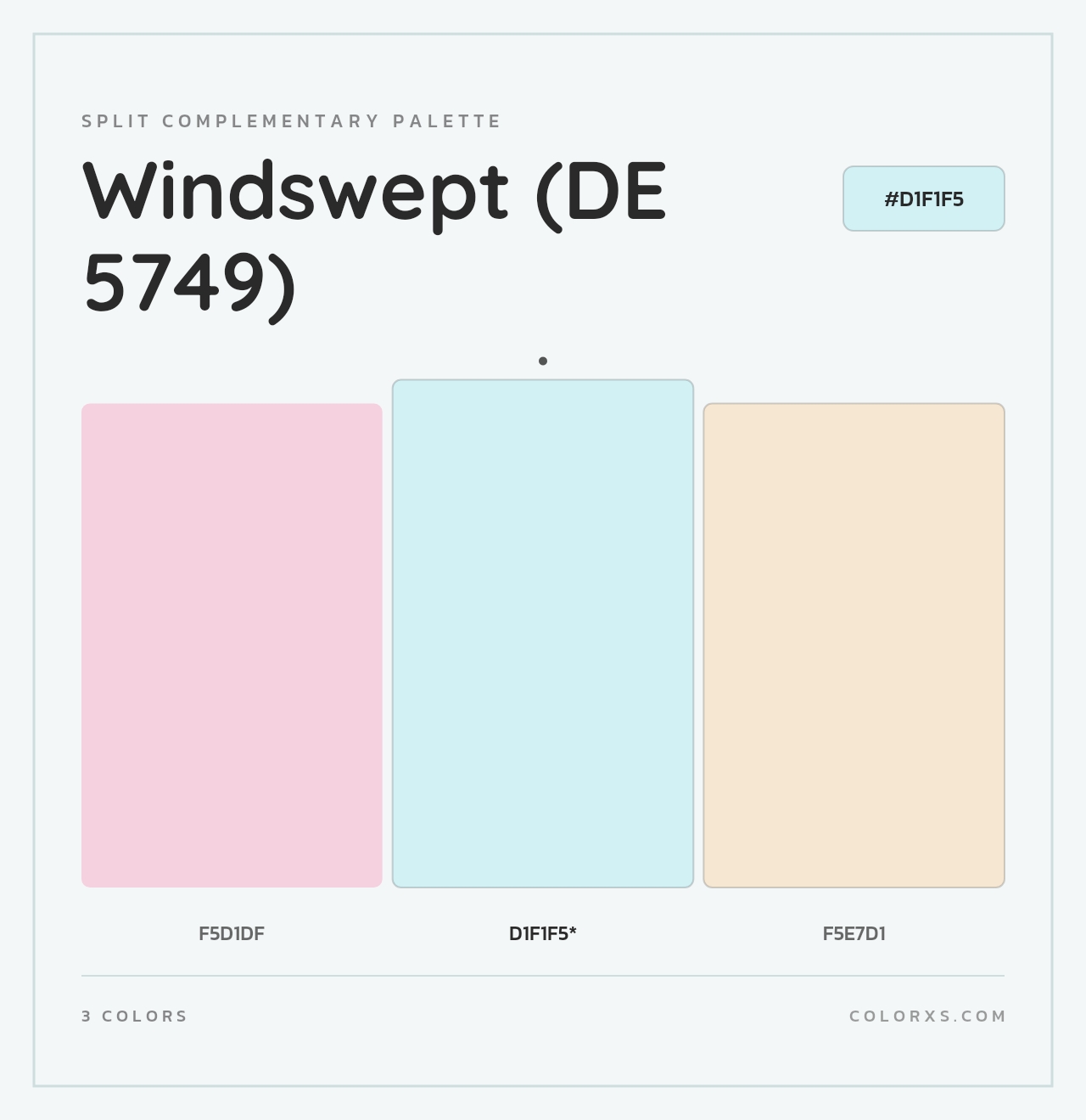 Windswept (DE 5749) - Split-Complementary Color Palette