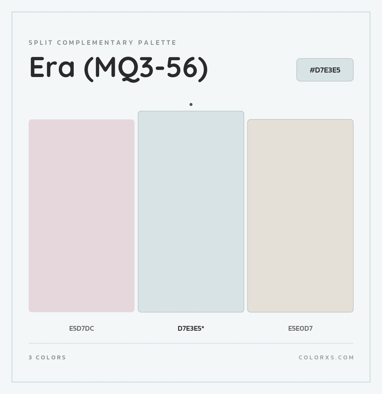Era (MQ3-56) - Split-Complementary Color Palette