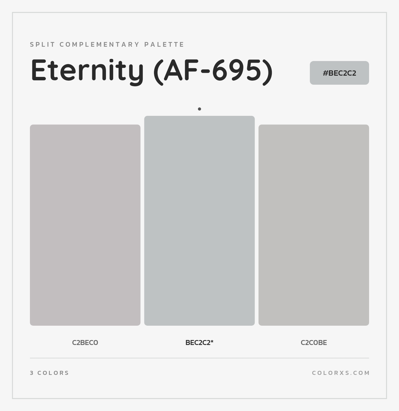 Eternity (AF-695) - Split-Complementary Color Palette