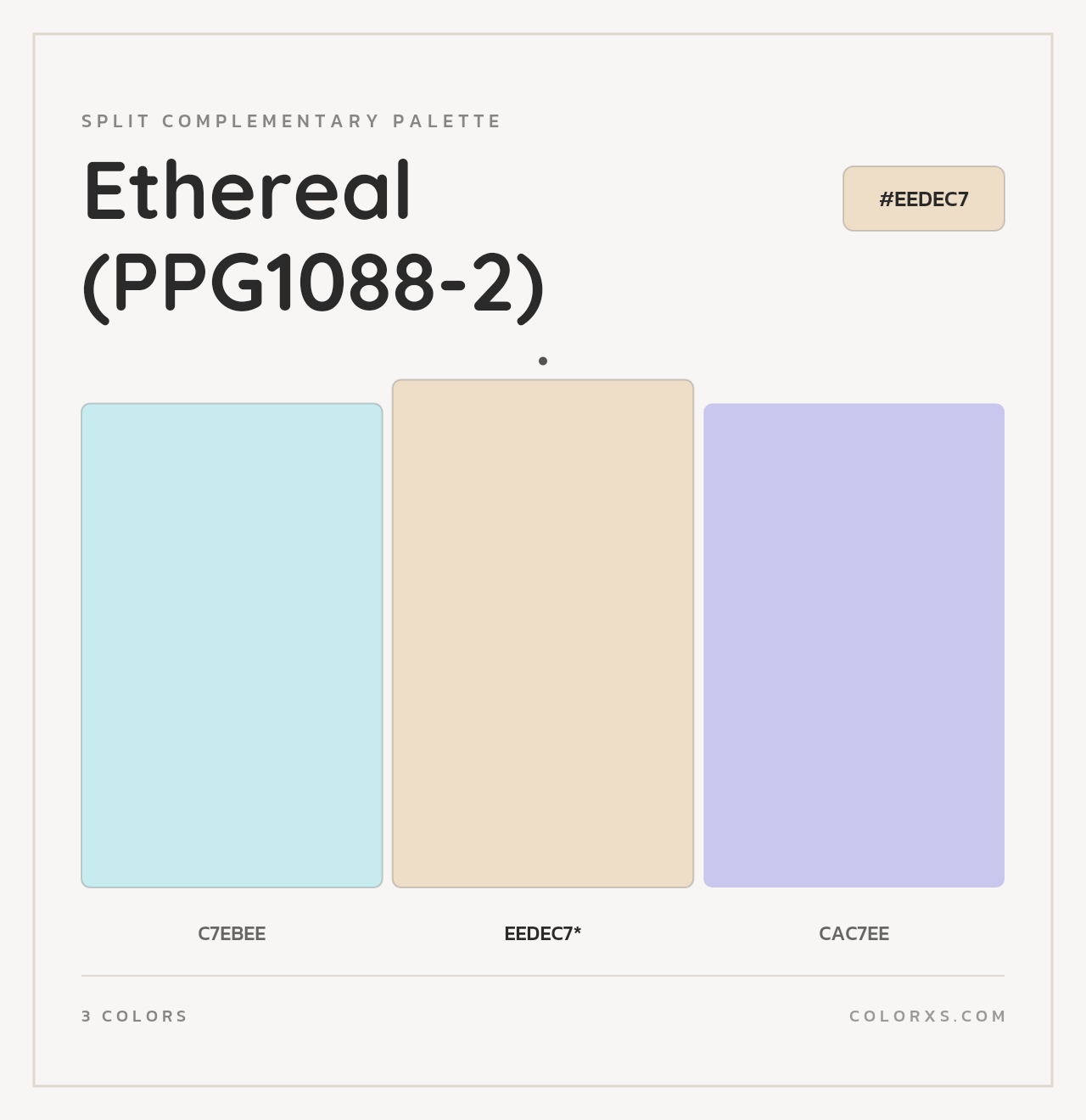 Ethereal (PPG1088-2) - Split-Complementary Color Palette