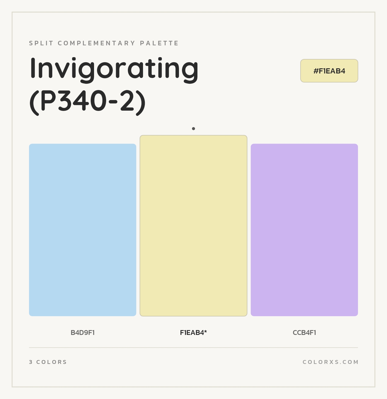 Invigorating (P340-2) - Split-Complementary Color Palette