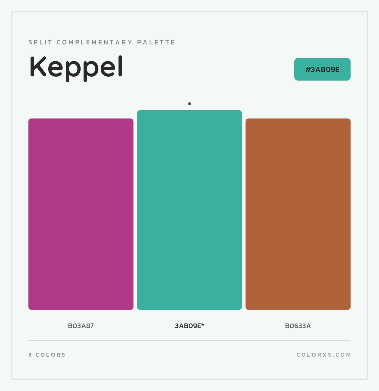 Keppel - Split-Complementary Color Palette