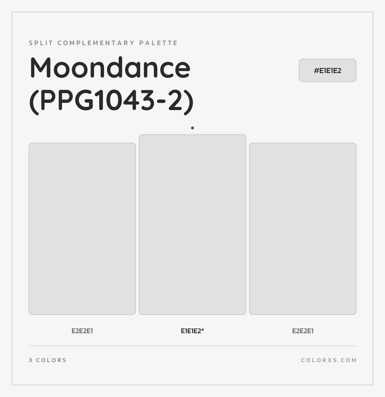 Moondance (PPG1043-2) - Split-Complementary Color Palette