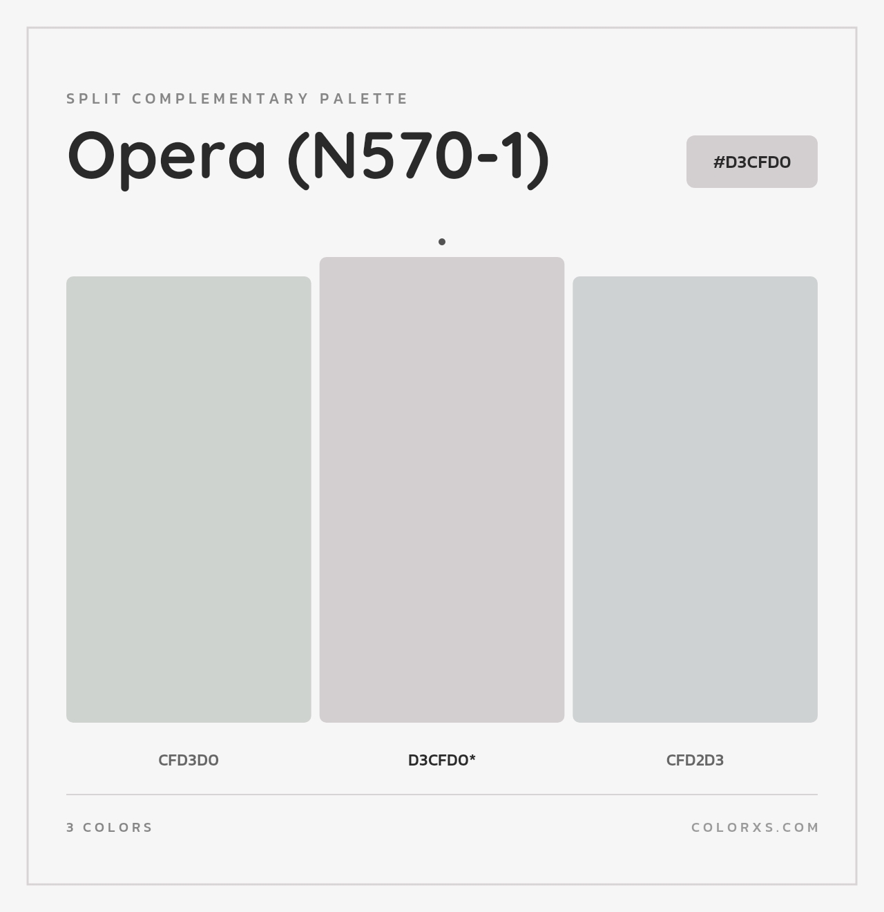 Opera (N570-1) - Split-Complementary Color Palette