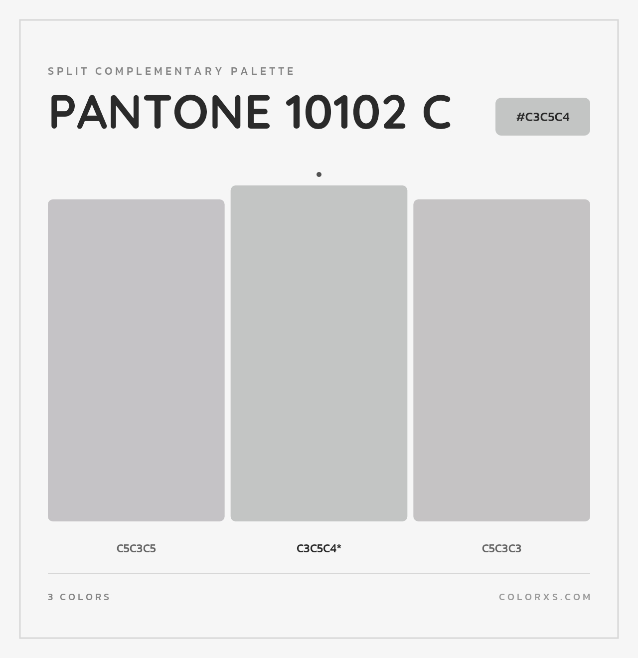 PANTONE 10102 C - Split-Complementary Color Palette