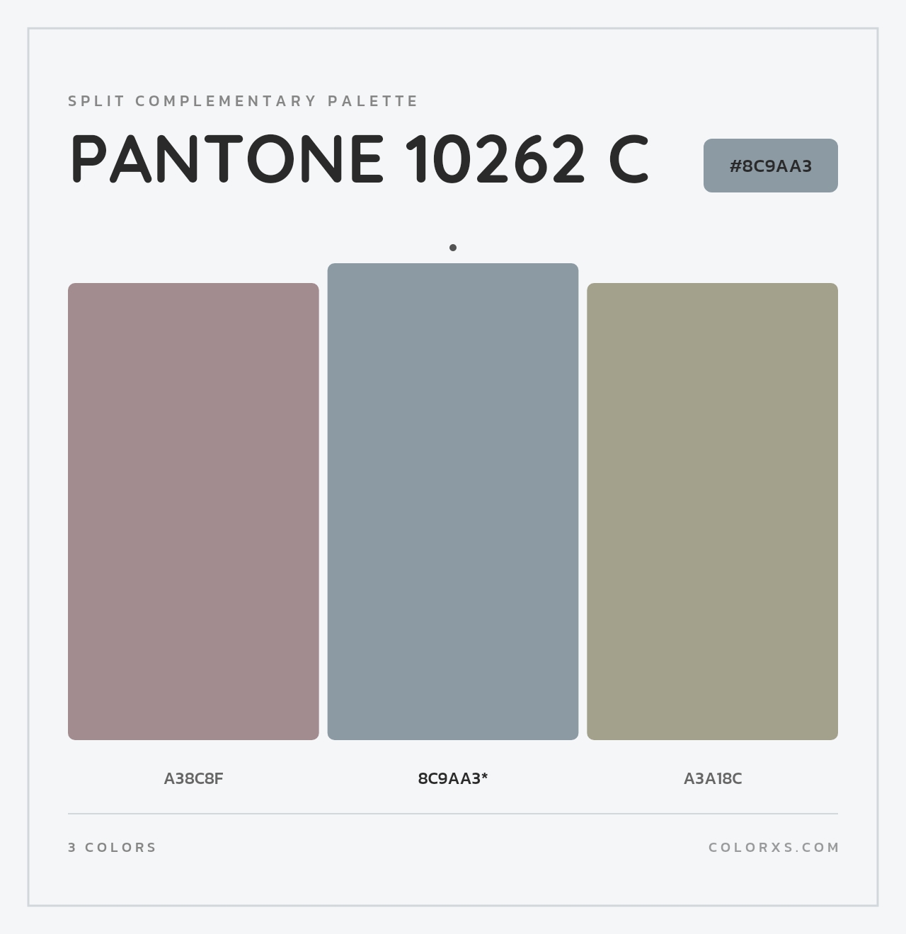 PANTONE 10262 C - Split-Complementary Color Palette
