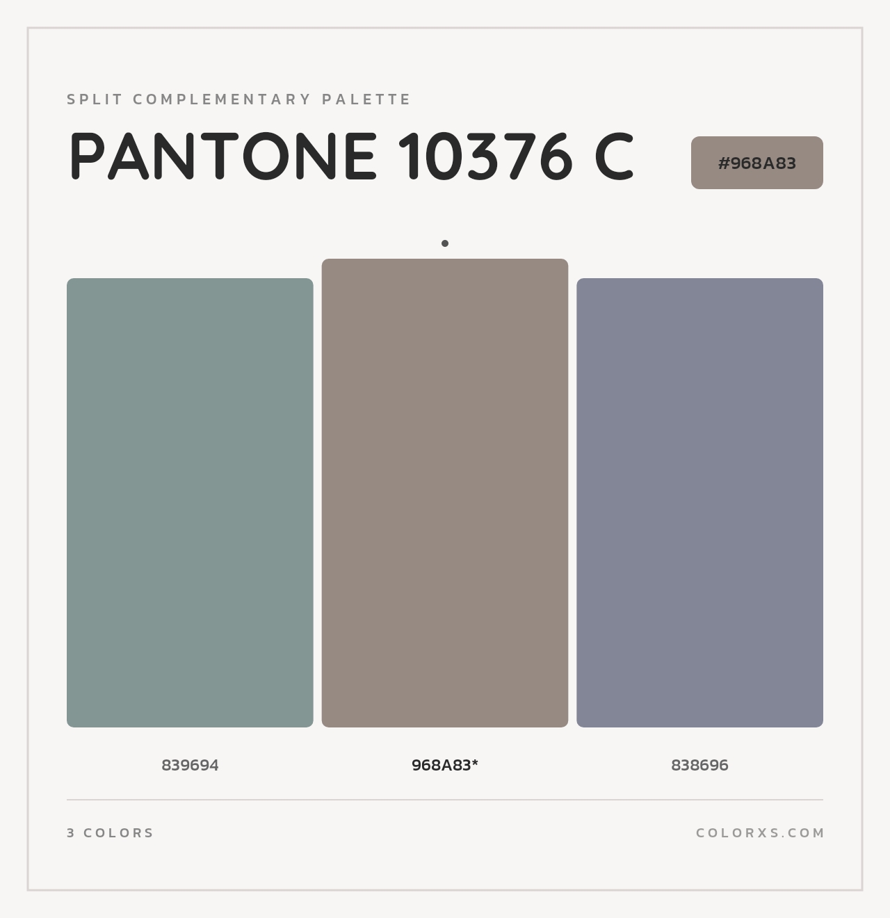 PANTONE 10376 C - Split-Complementary Color Palette