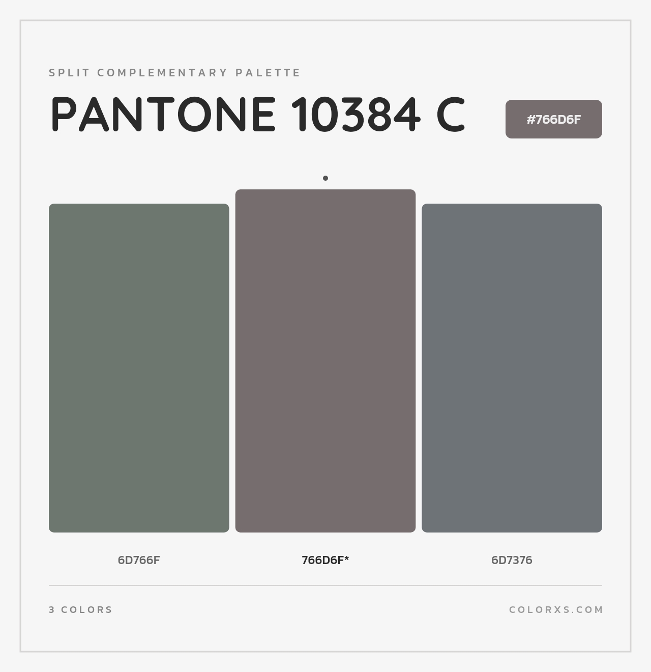 PANTONE 10384 C - Split-Complementary Color Palette