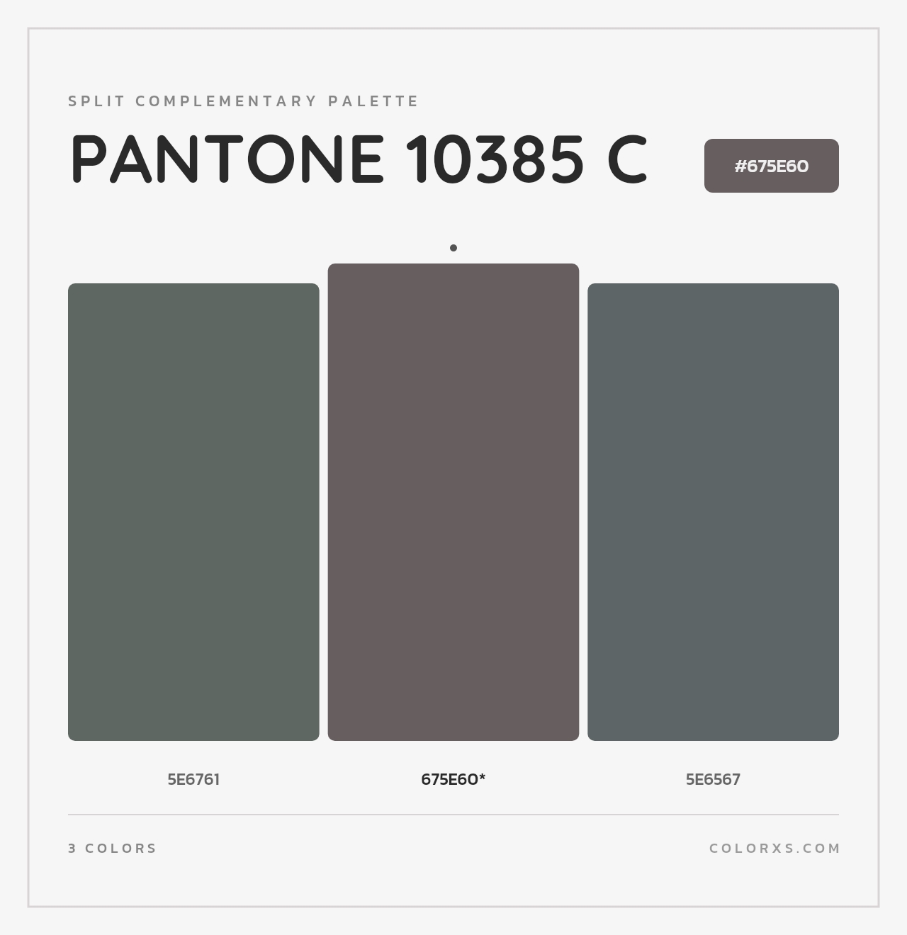PANTONE 10385 C - Split-Complementary Color Palette