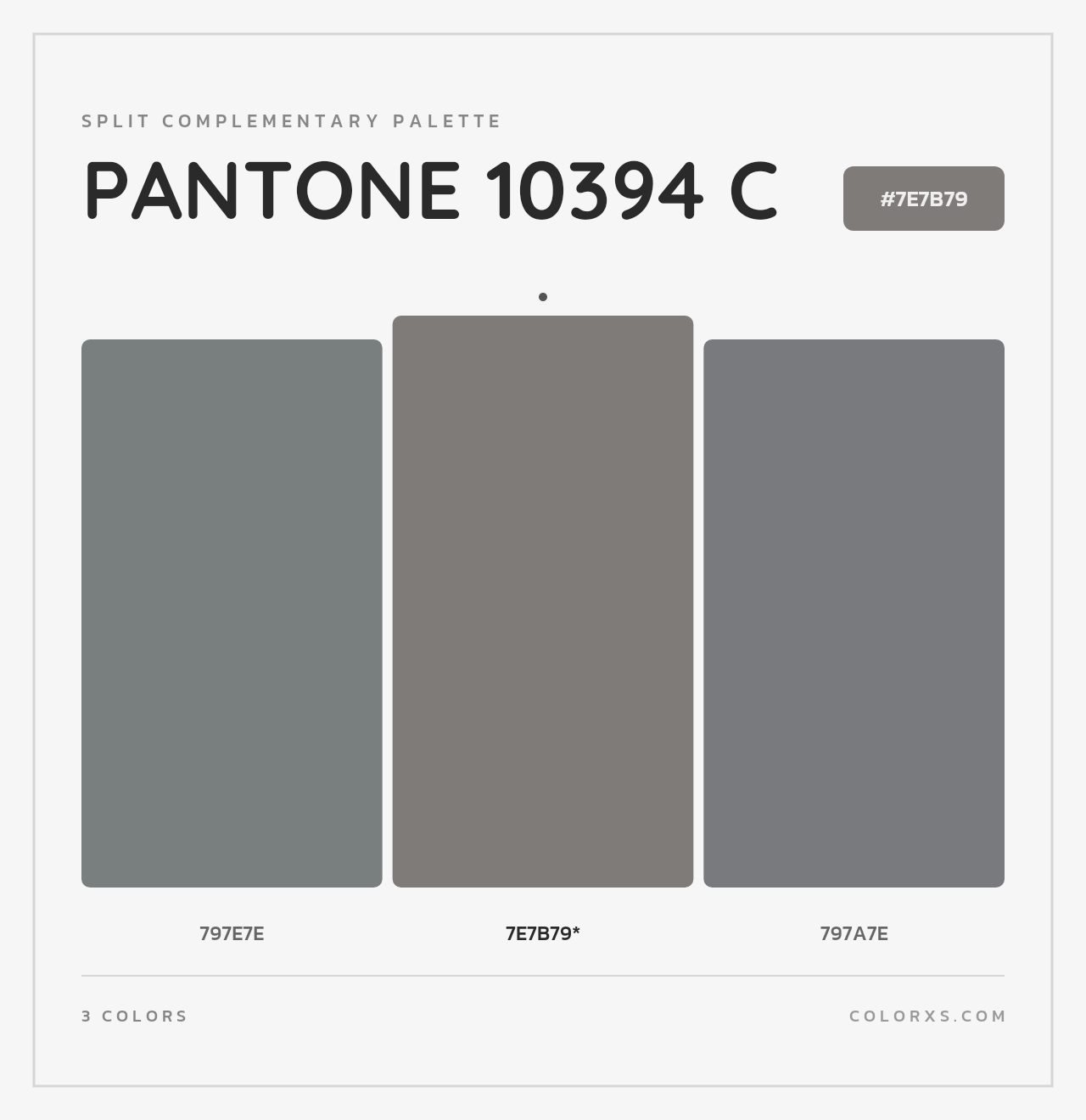 PANTONE 10394 C - Split-Complementary Color Palette