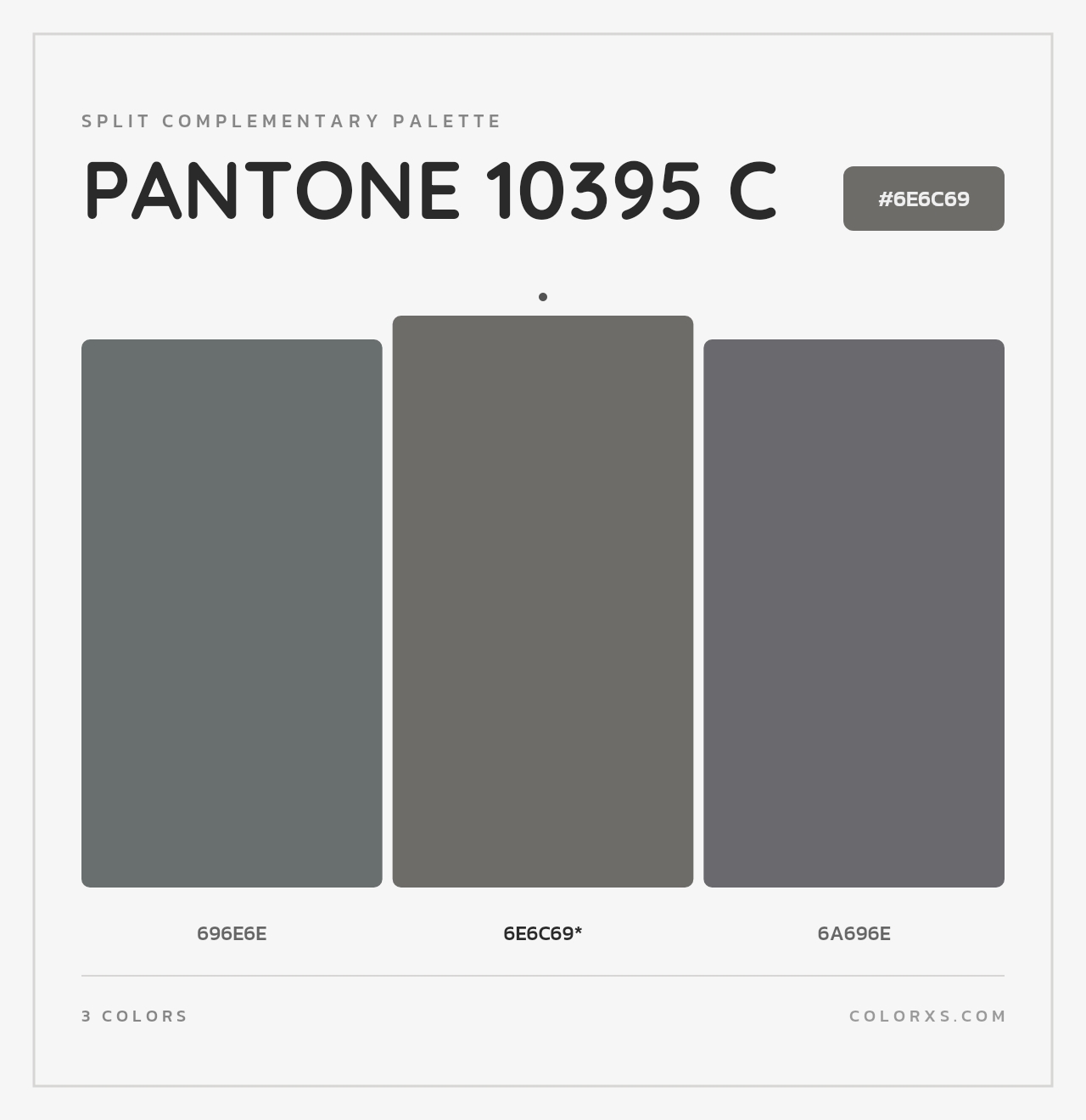 PANTONE 10395 C - Split-Complementary Color Palette