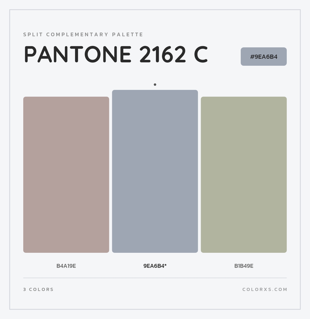 PANTONE 2162 C - Split-Complementary Color Palette