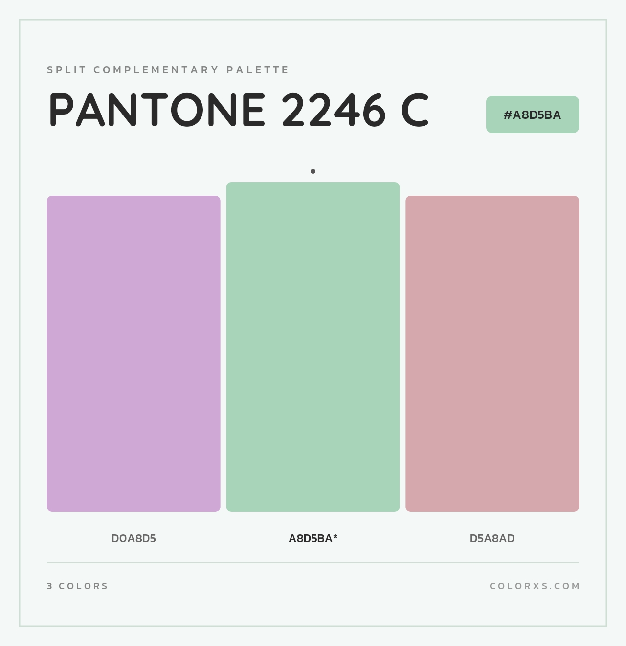 PANTONE 2246 C - Split-Complementary Color Palette