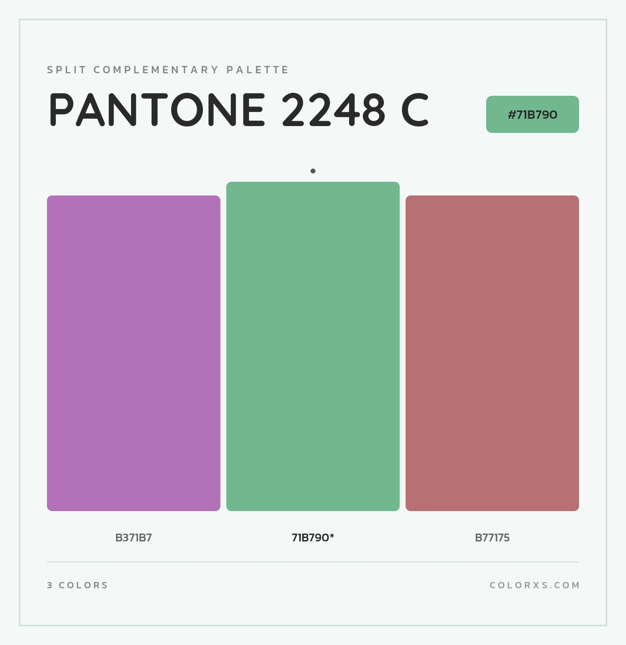 PANTONE 2248 C - Split-Complementary Color Palette