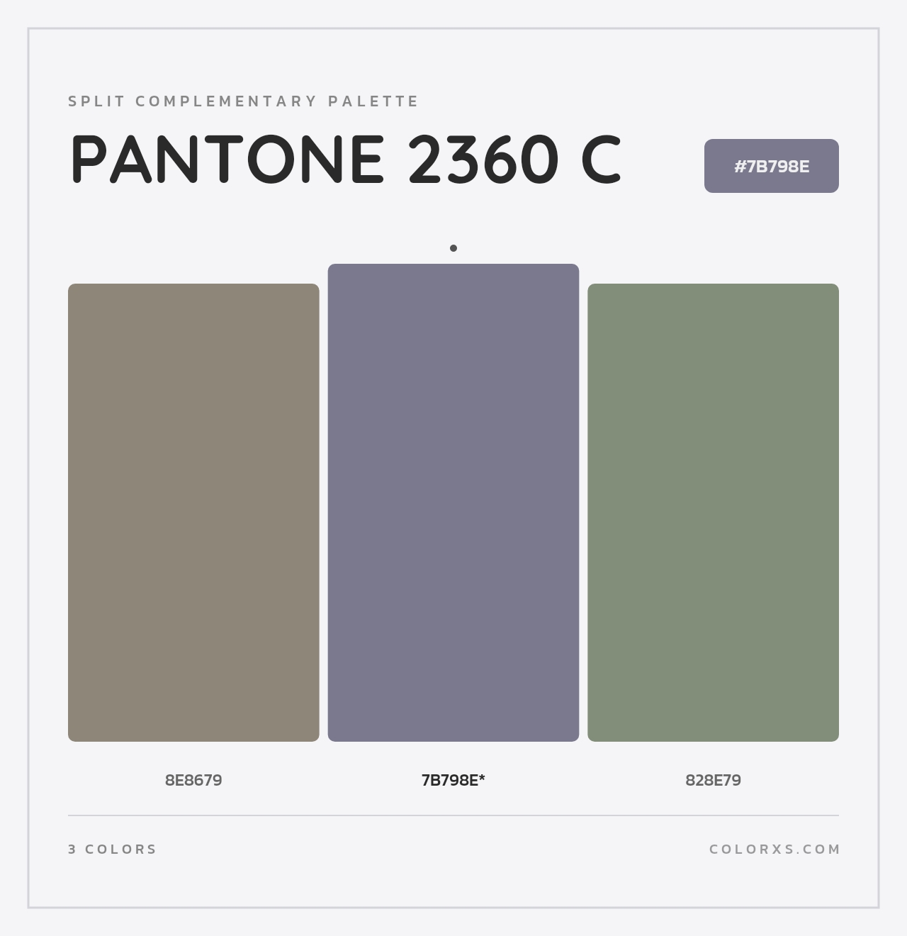 PANTONE 2360 C - Split-Complementary Color Palette