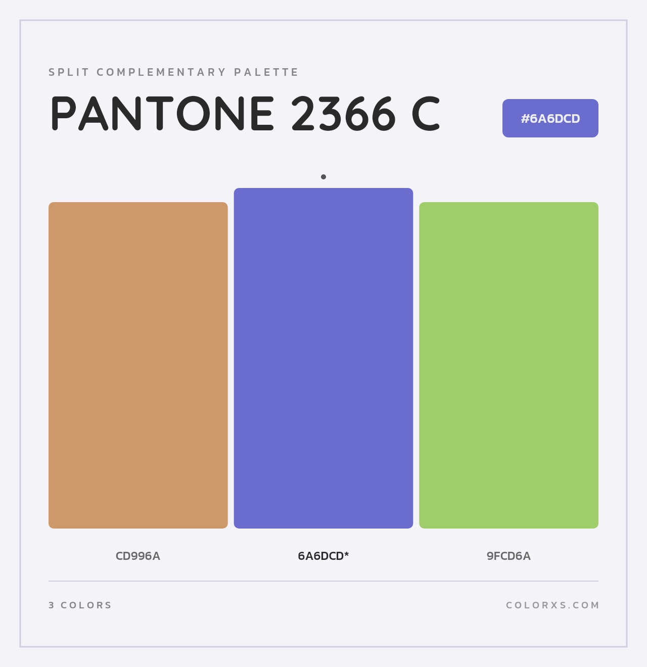 PANTONE 2366 C - Split-Complementary Color Palette