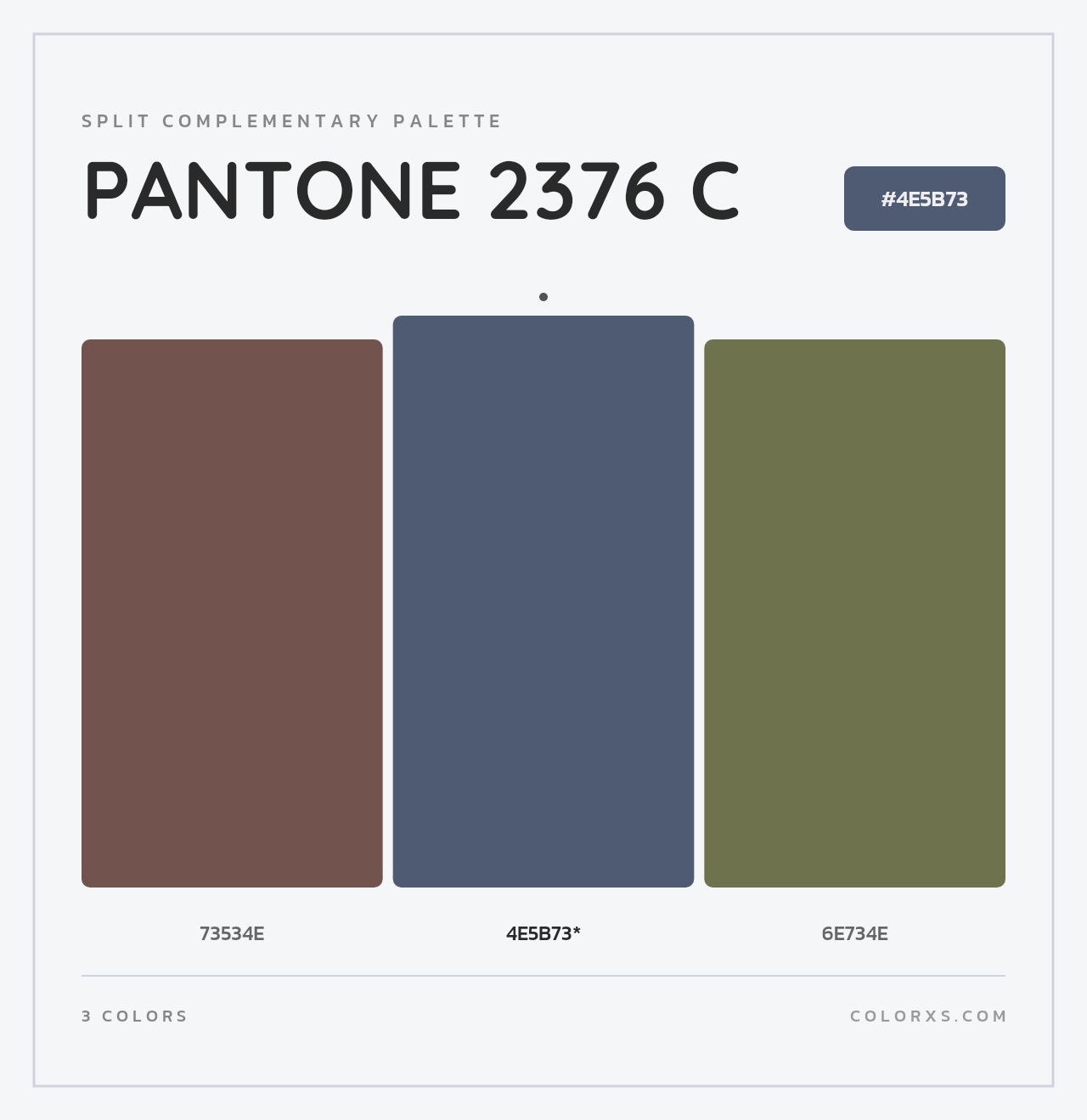 PANTONE 2376 C - Split-Complementary Color Palette
