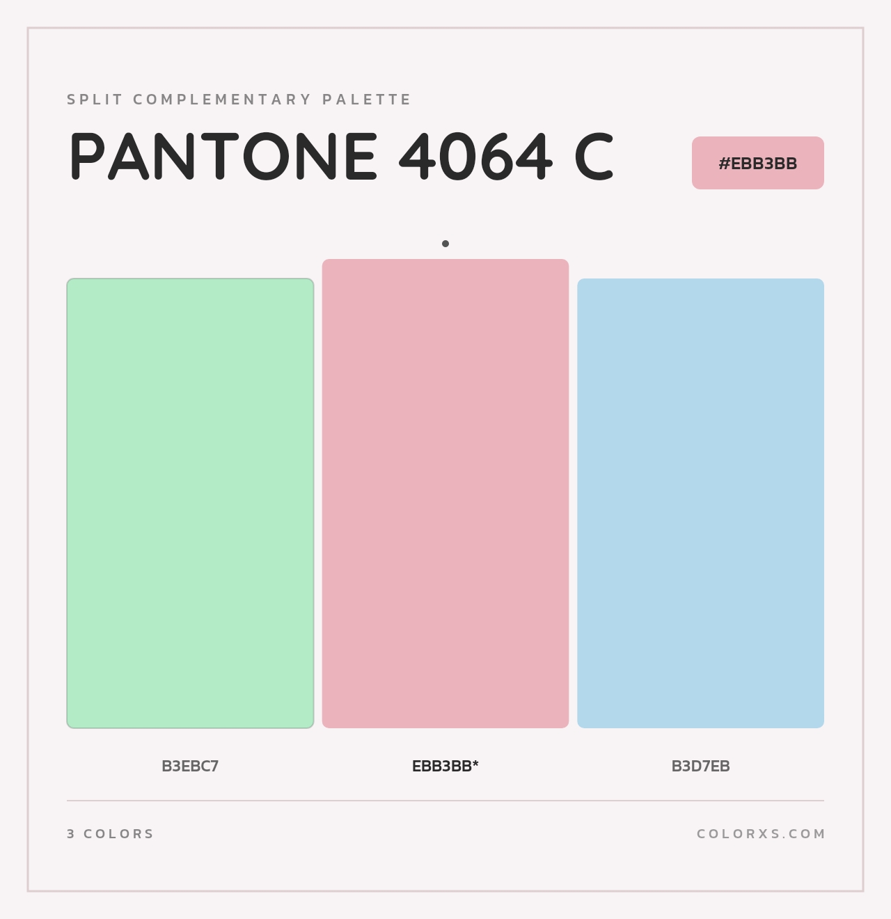 PANTONE 4064 C - Split-Complementary Color Palette