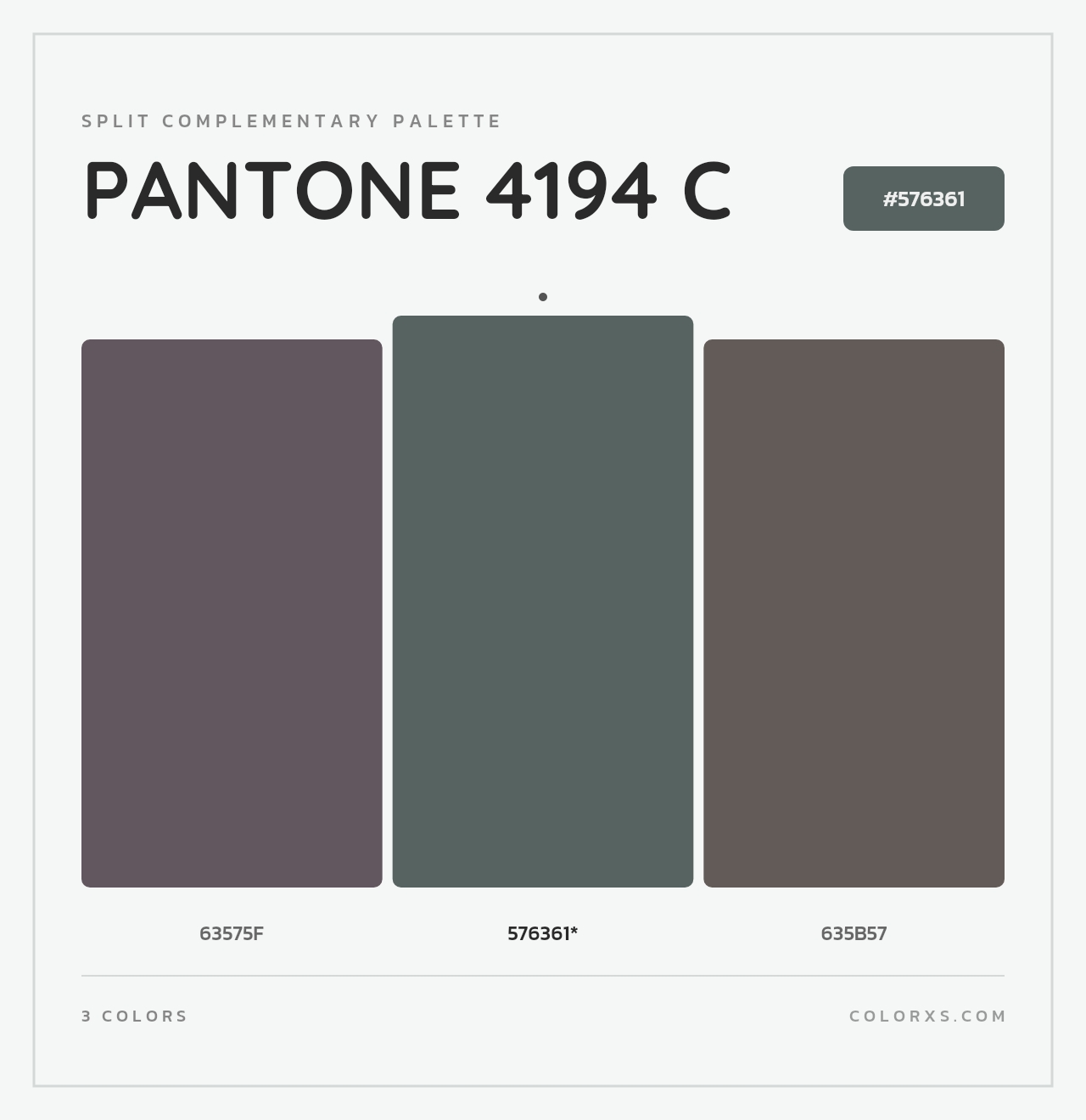 PANTONE 4194 C - Split-Complementary Color Palette