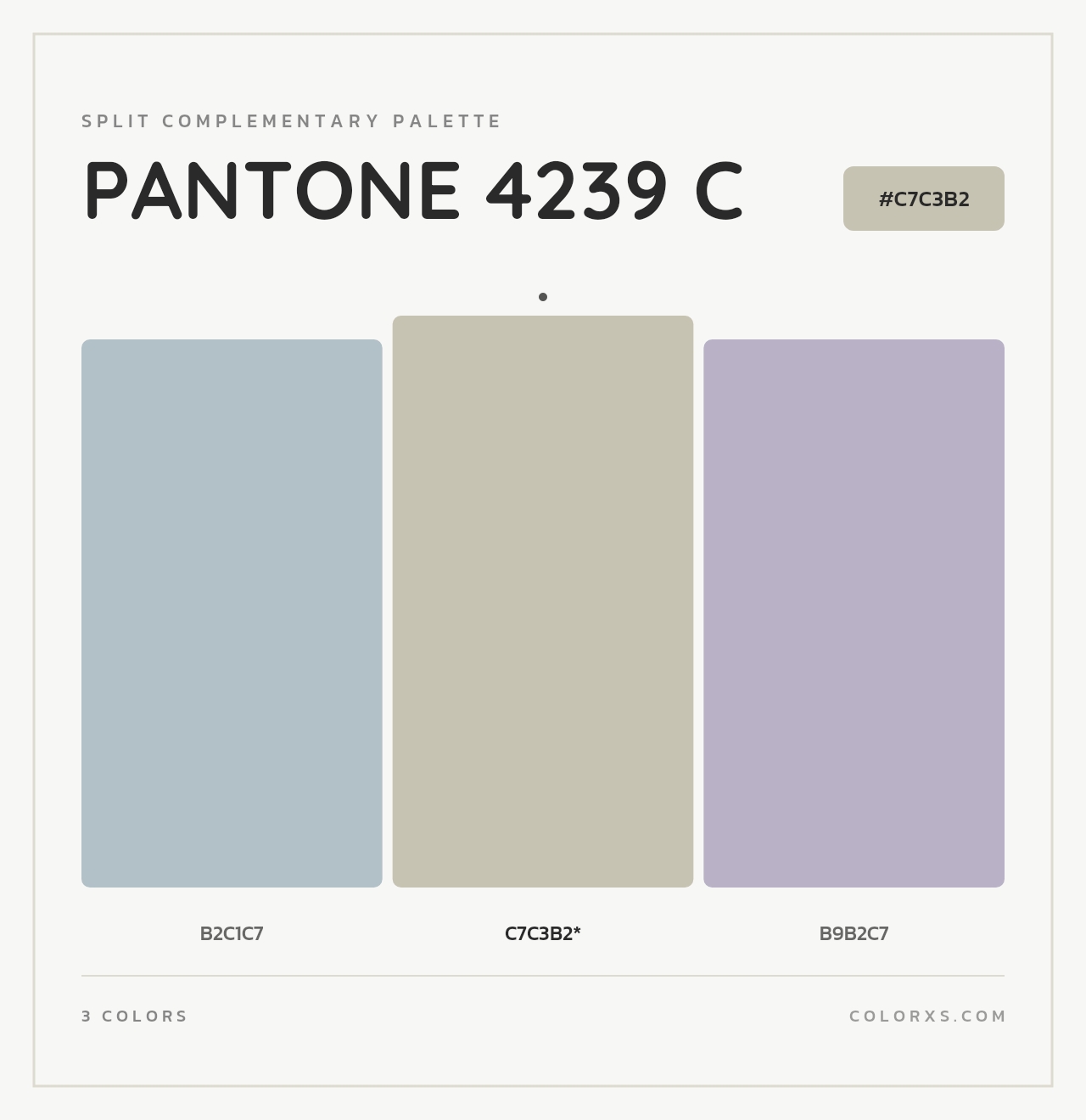 PANTONE 4239 C - Split-Complementary Color Palette