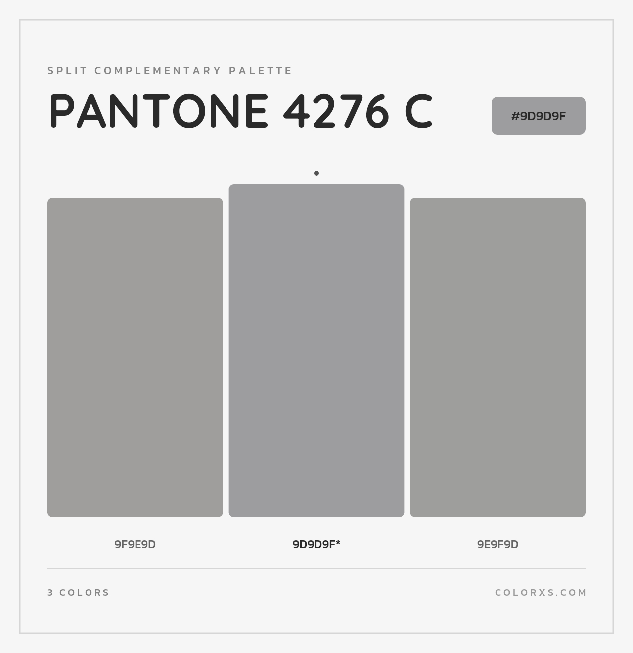 PANTONE 4276 C - Split-Complementary Color Palette