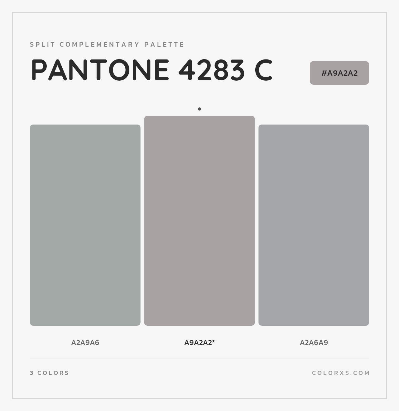 PANTONE 4283 C - Split-Complementary Color Palette