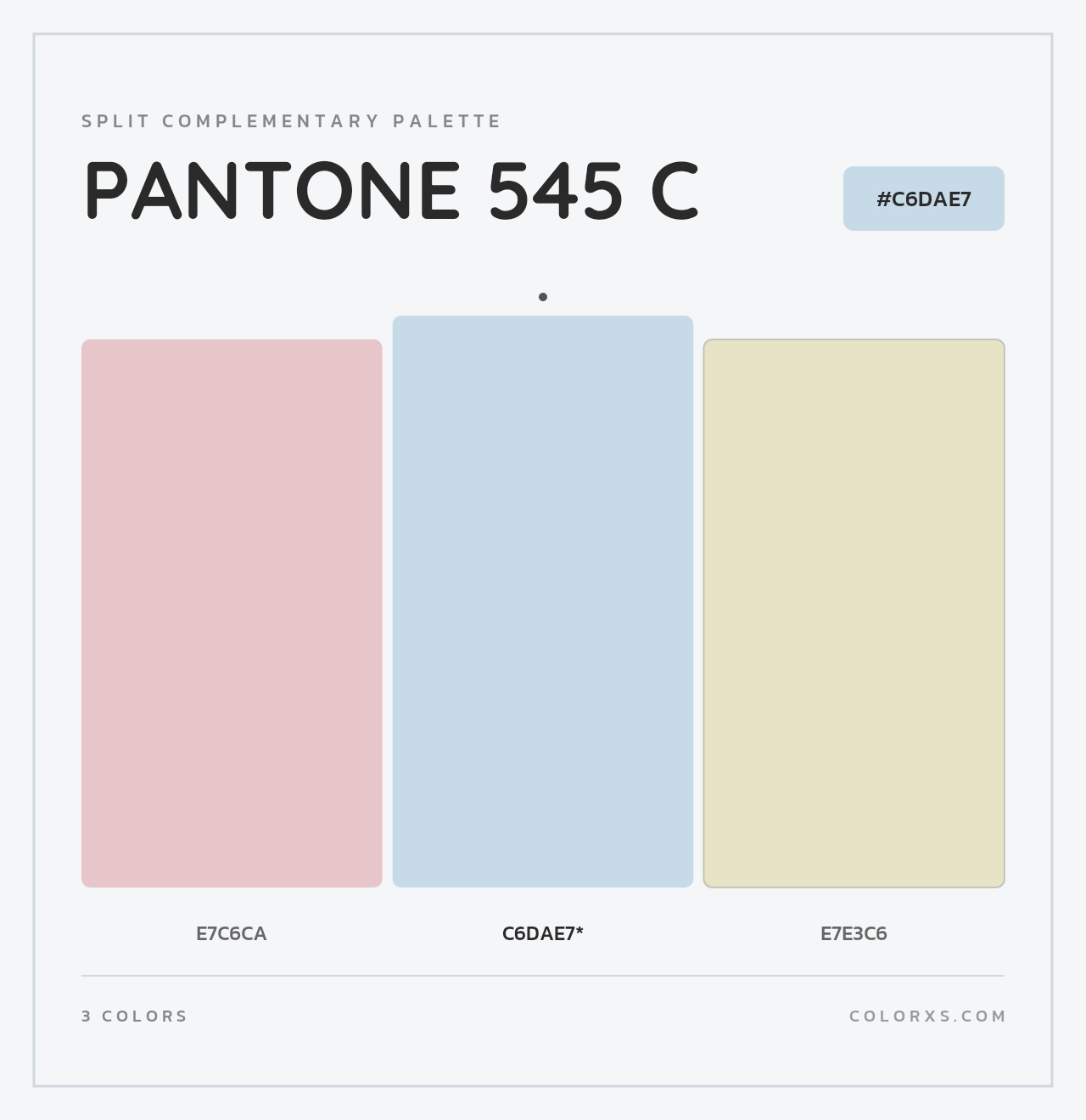 PANTONE 545 C - Split-Complementary Color Palette