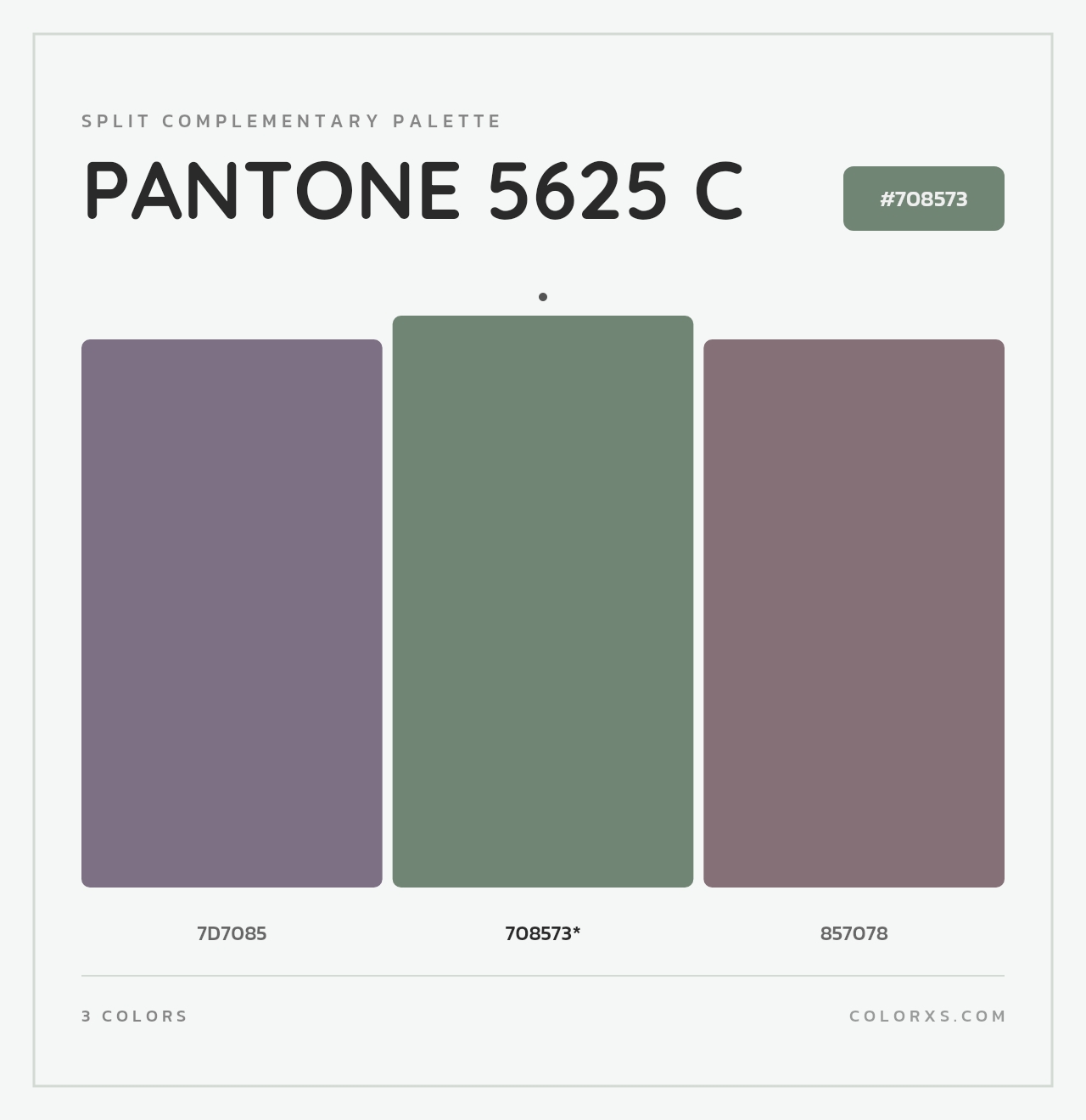 PANTONE 5625 C - Split-Complementary Color Palette