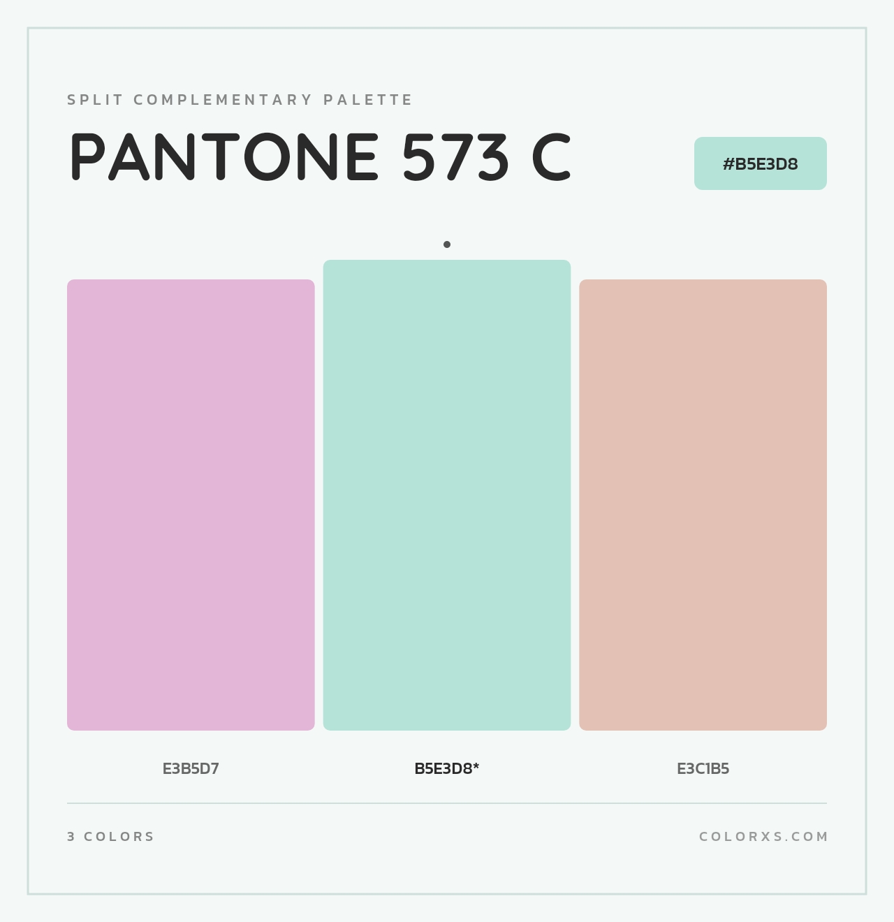 PANTONE 573 C - Split-Complementary Color Palette