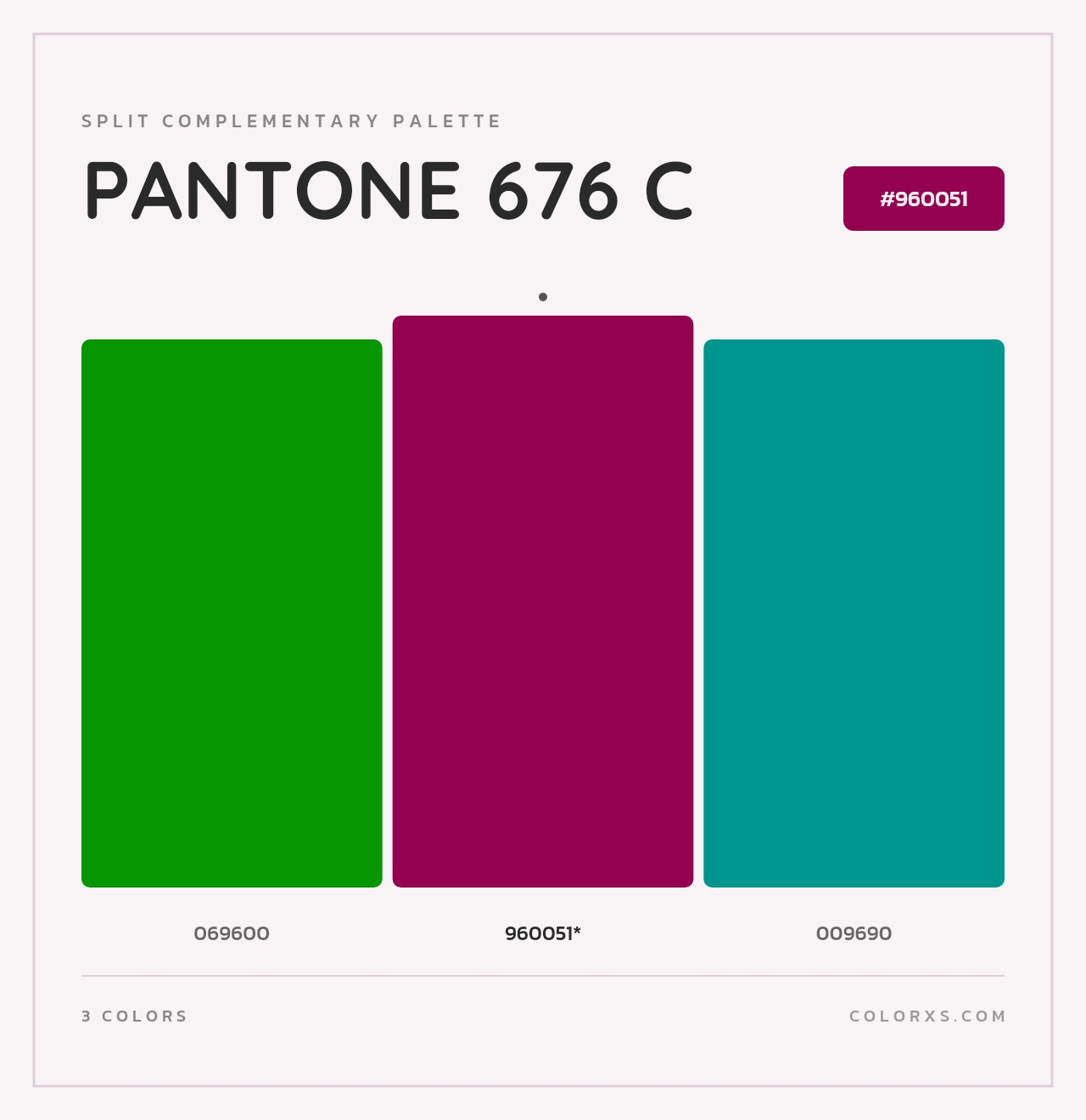 PANTONE 676 C - Split-Complementary Color Palette