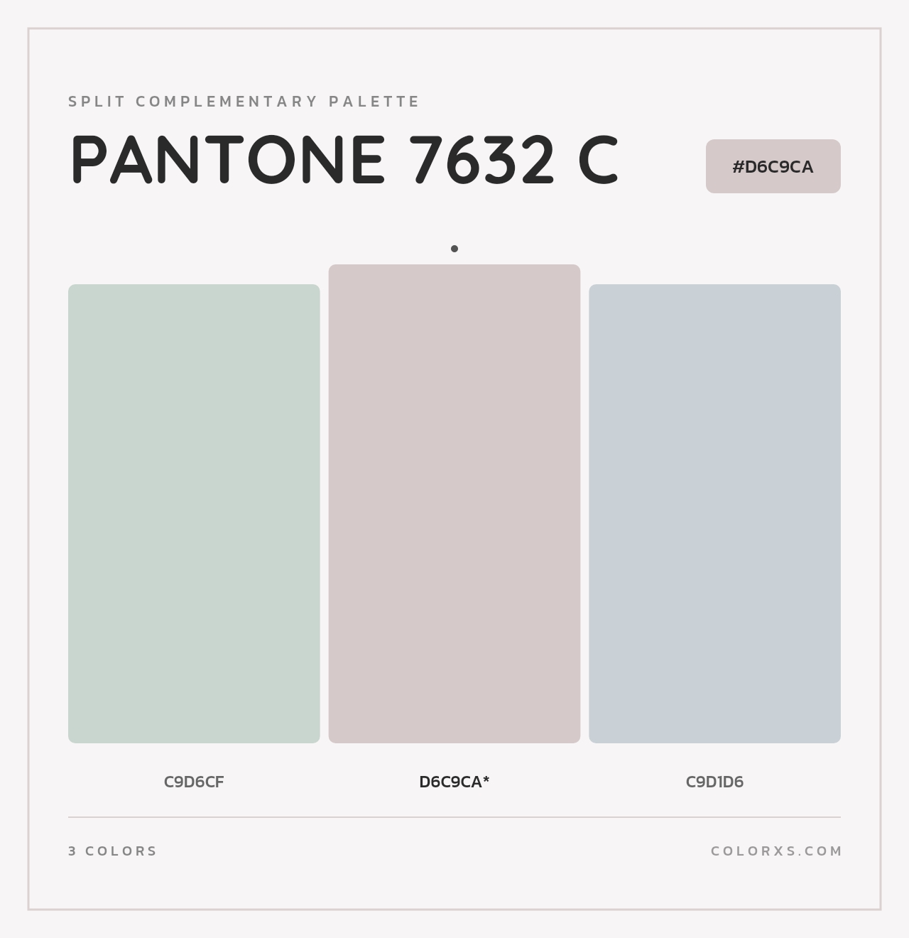 PANTONE 7632 C - Split-Complementary Color Palette