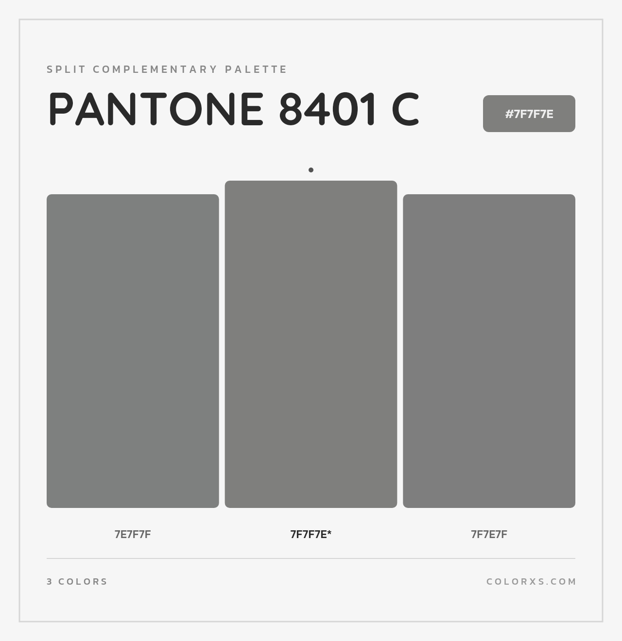 PANTONE 8401 C - Split-Complementary Color Palette
