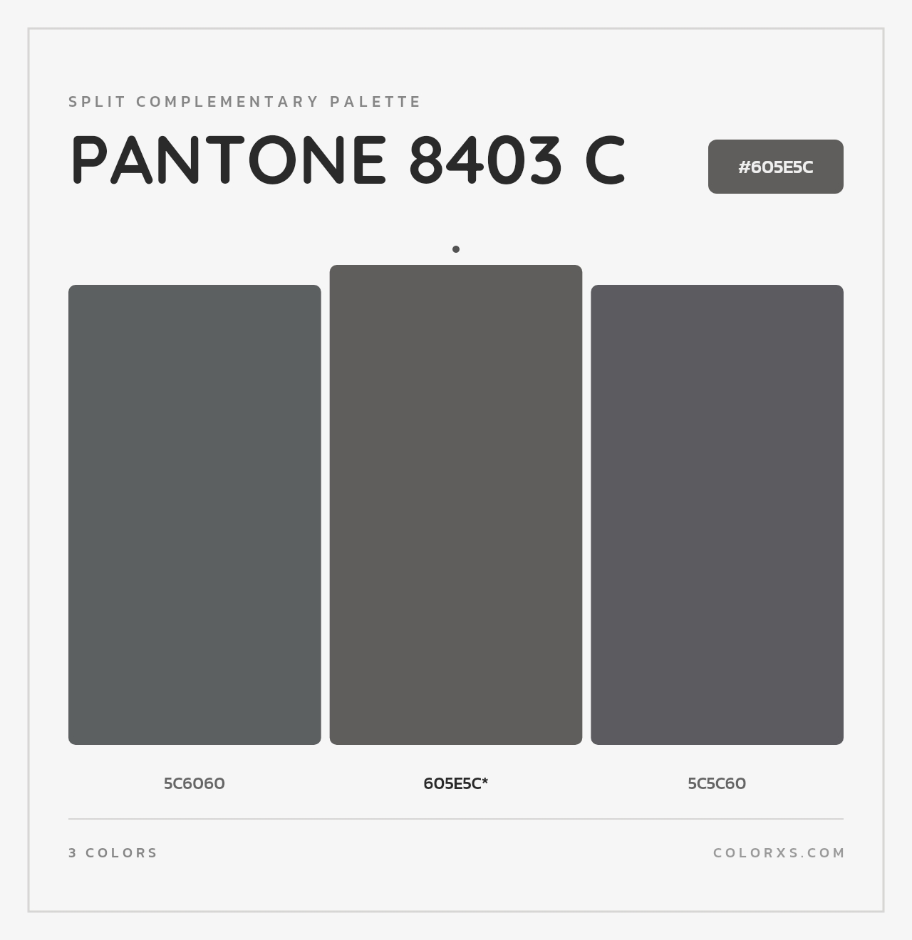 PANTONE 8403 C - Split-Complementary Color Palette