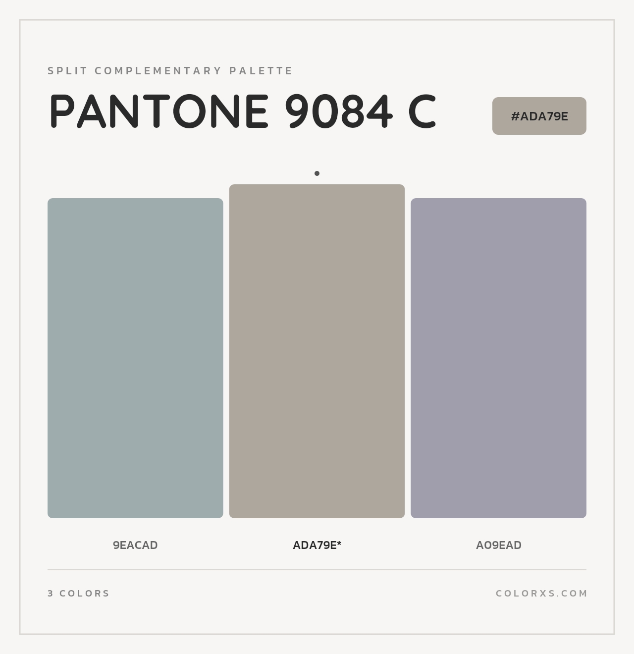 PANTONE 9084 C - Split-Complementary Color Palette