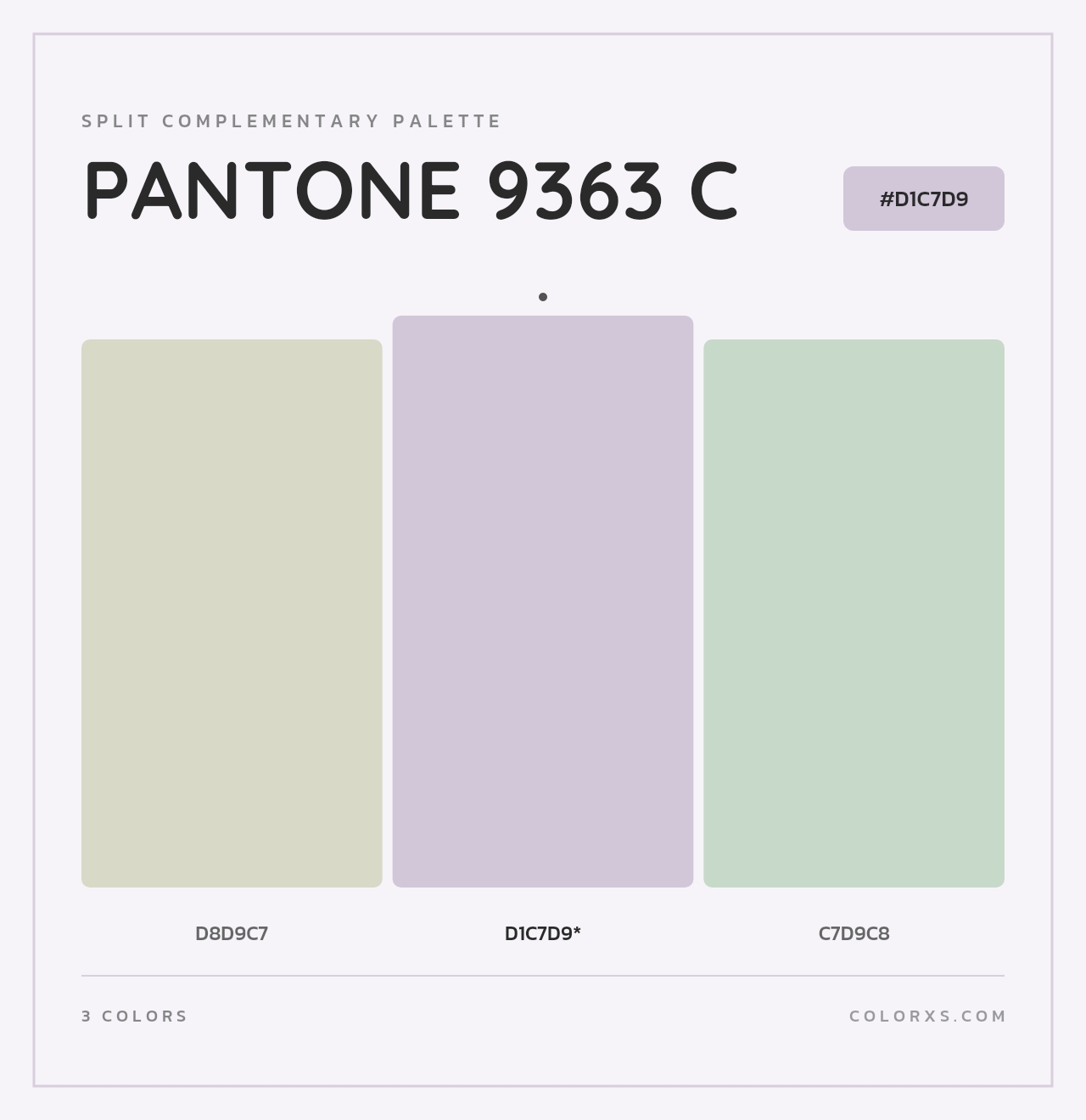 PANTONE 9363 C - Split-Complementary Color Palette
