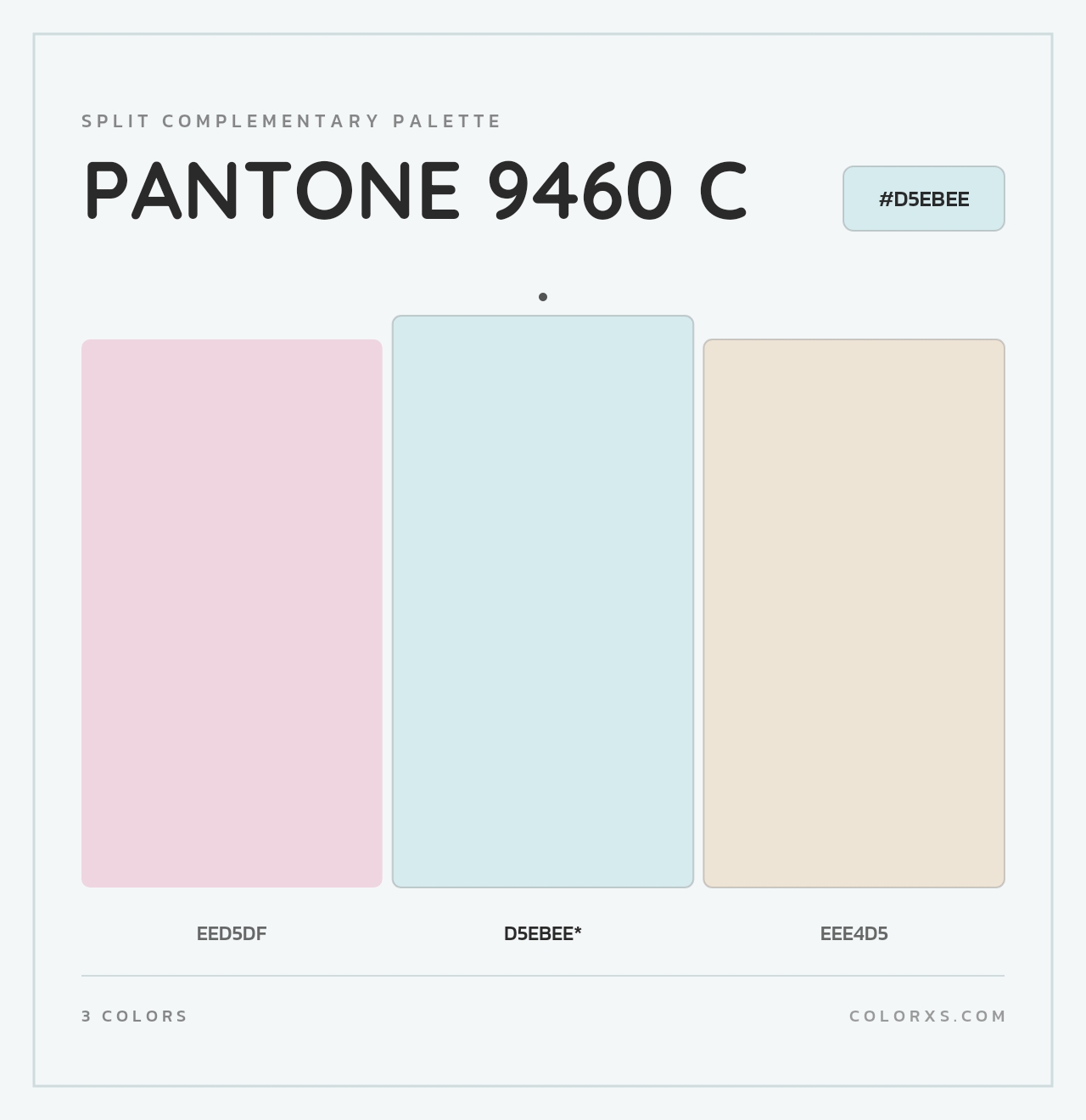 PANTONE 9460 C - Split-Complementary Color Palette