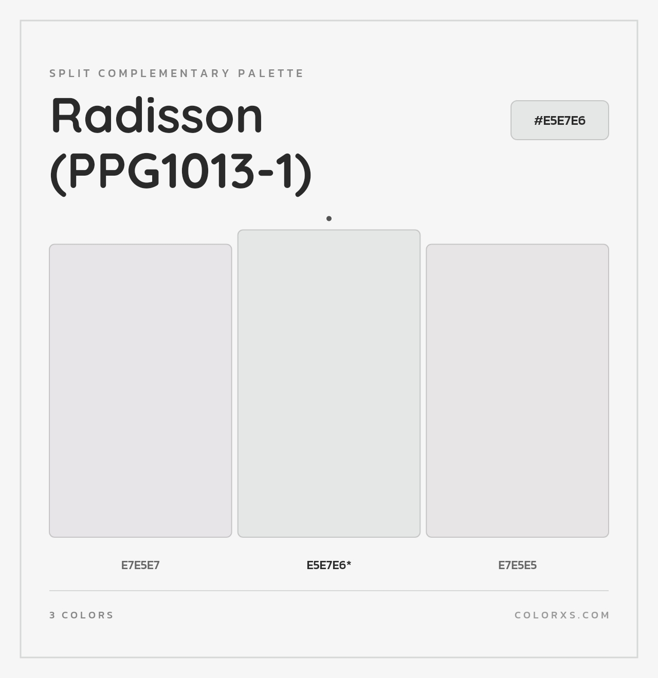 Radisson (PPG1013-1) - Split-Complementary Color Palette