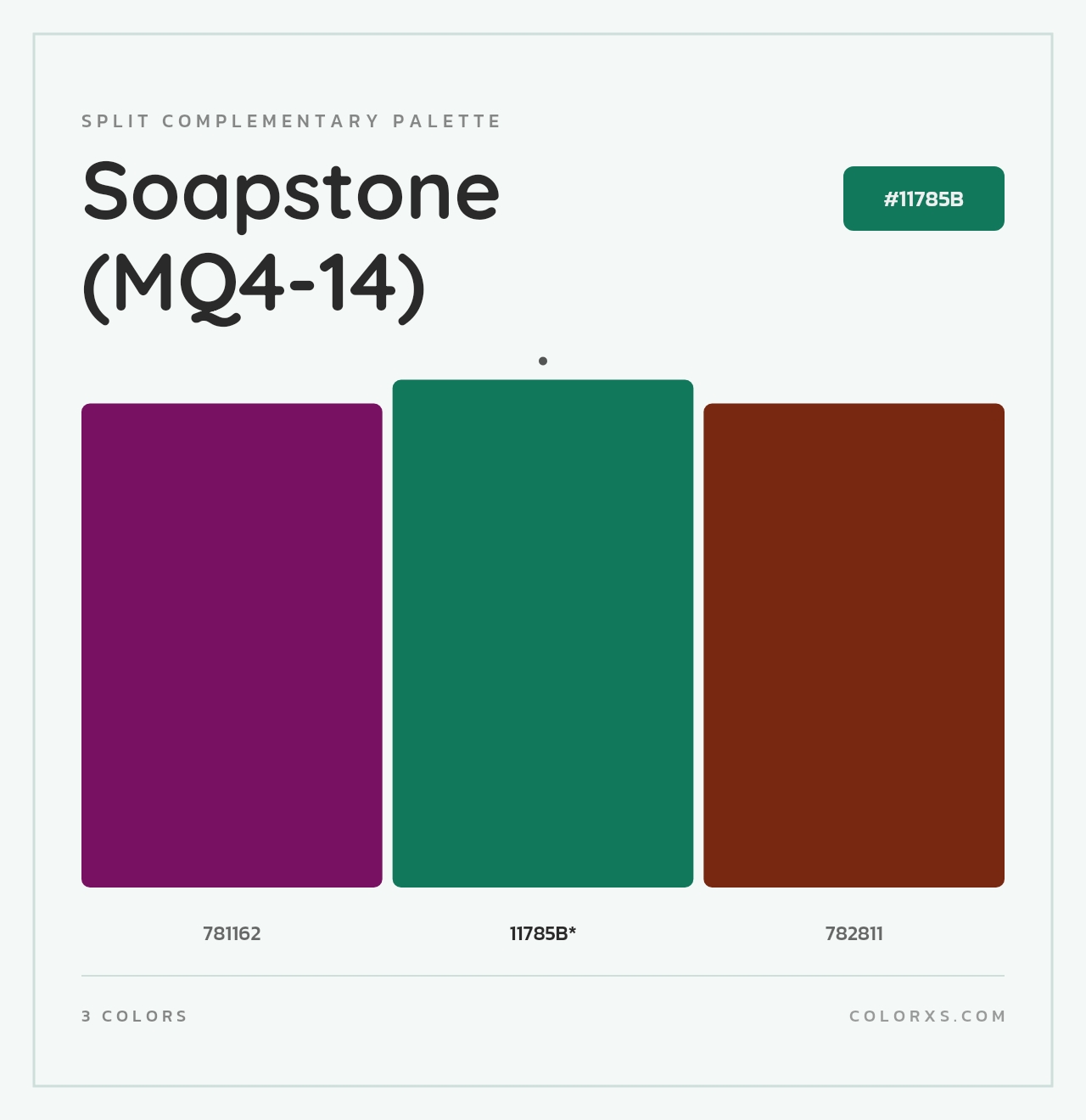 Soapstone (MQ4-14) - Split-Complementary Color Palette