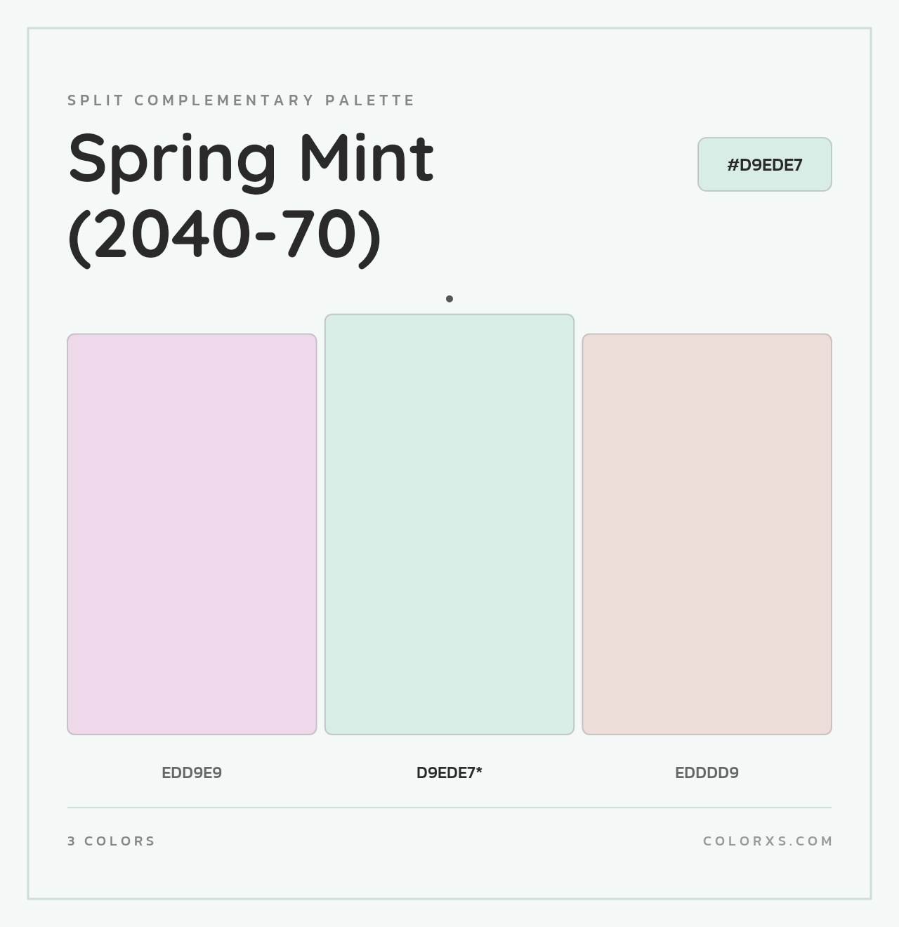 Spring Mint (2040-70) - Split-Complementary Color Palette