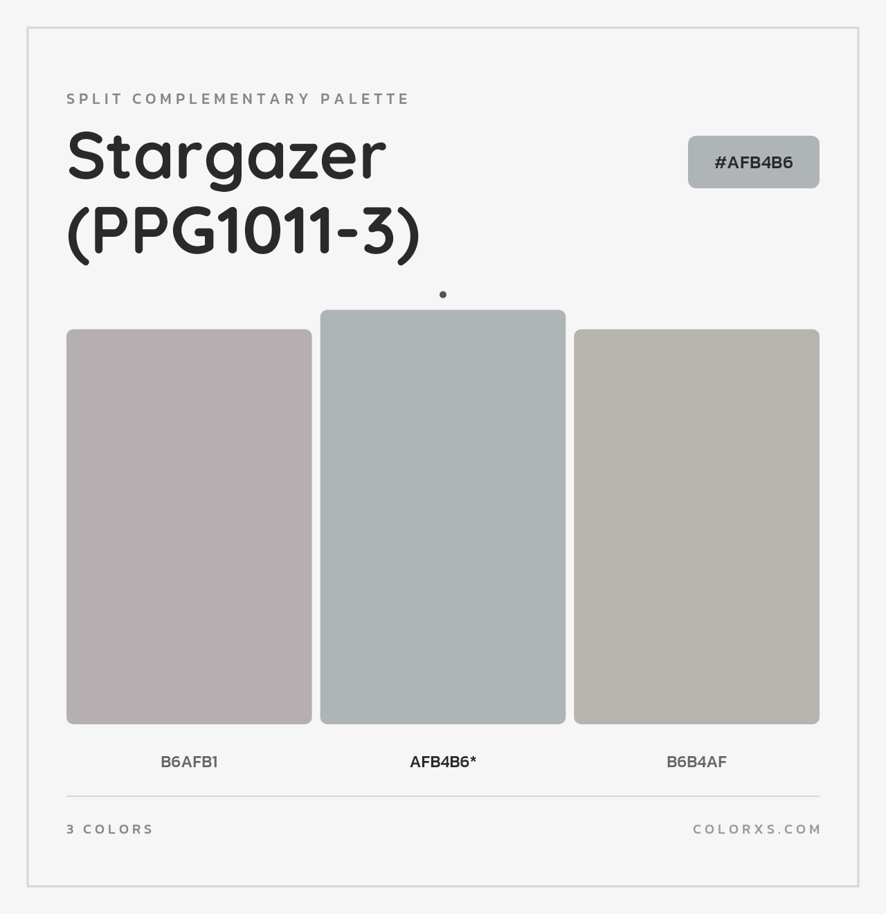 Stargazer (PPG1011-3) - Split-Complementary Color Palette