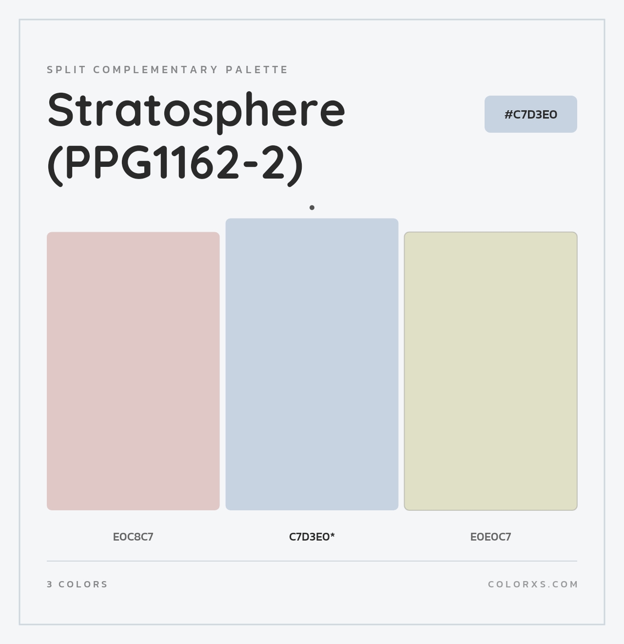 Stratosphere (PPG1162-2) - Split-Complementary Color Palette