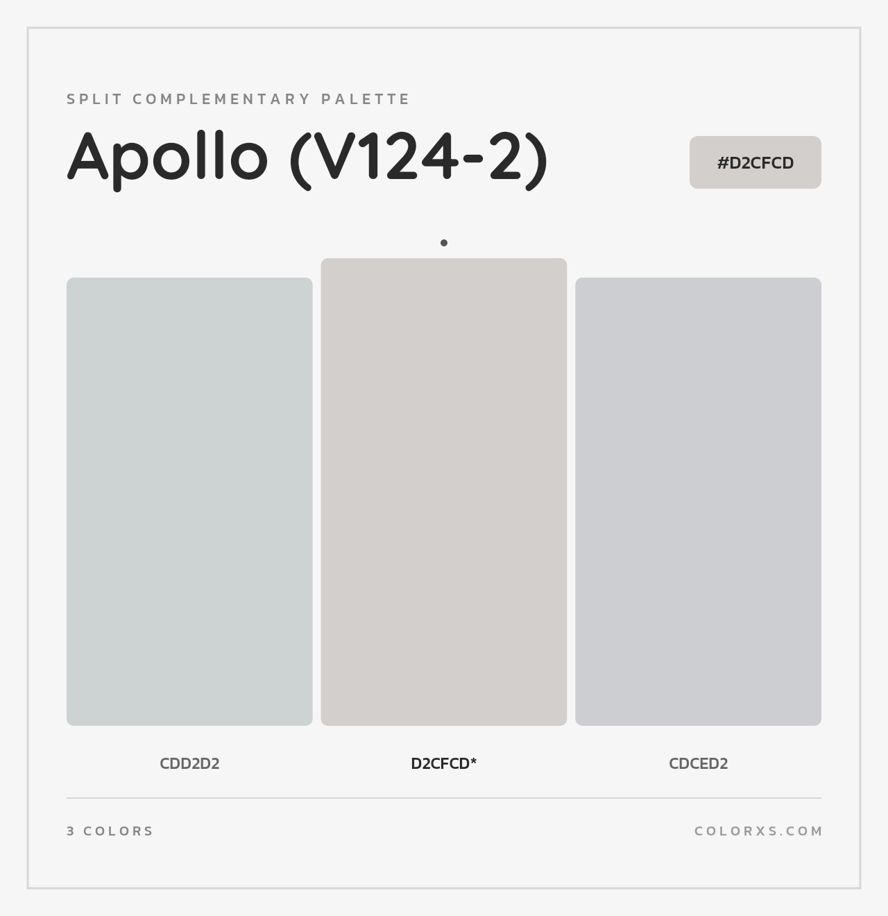 Apollo (V124-2) - Split-Complementary Color Palette